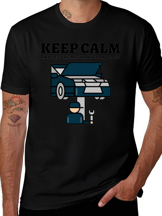 Keep Calm Mechanic T-Shirt - Auto Repair Tee