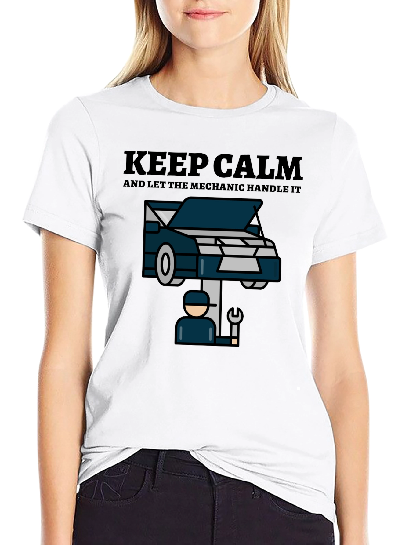 Keep Calm Mechanic T-Shirt - Auto Repair Tee