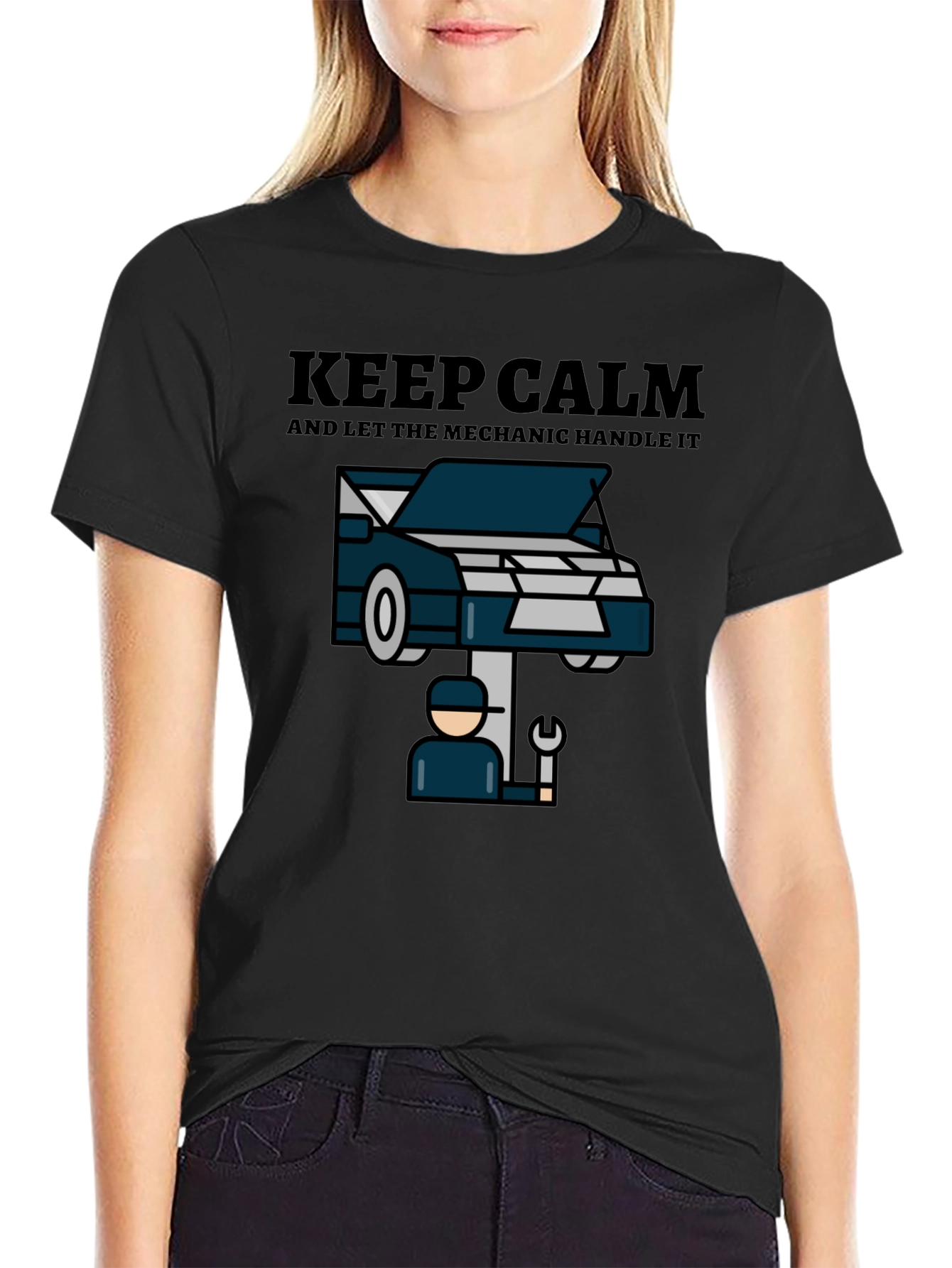Keep Calm Mechanic T-Shirt - Auto Repair Tee
