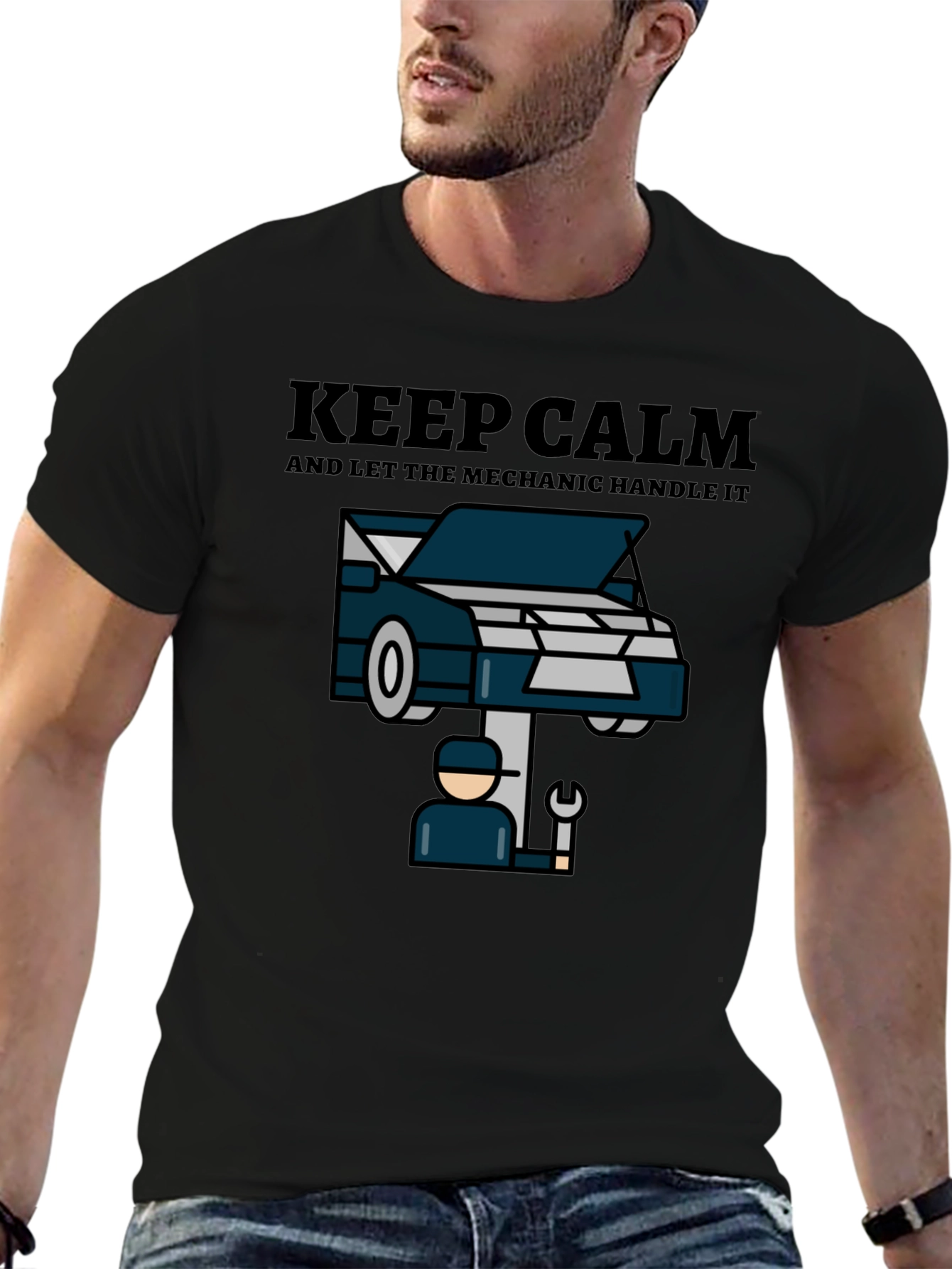 Keep Calm Mechanic T-Shirt - Auto Repair Tee