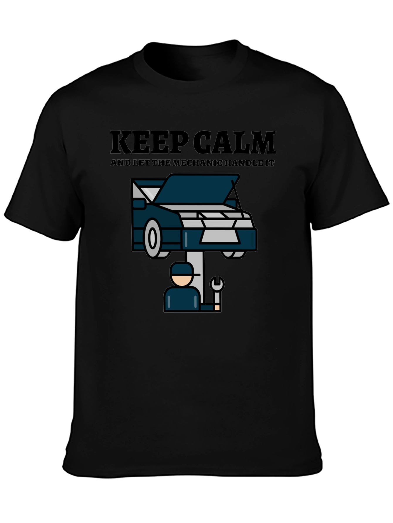 Keep Calm Mechanic T-Shirt - Auto Repair Tee