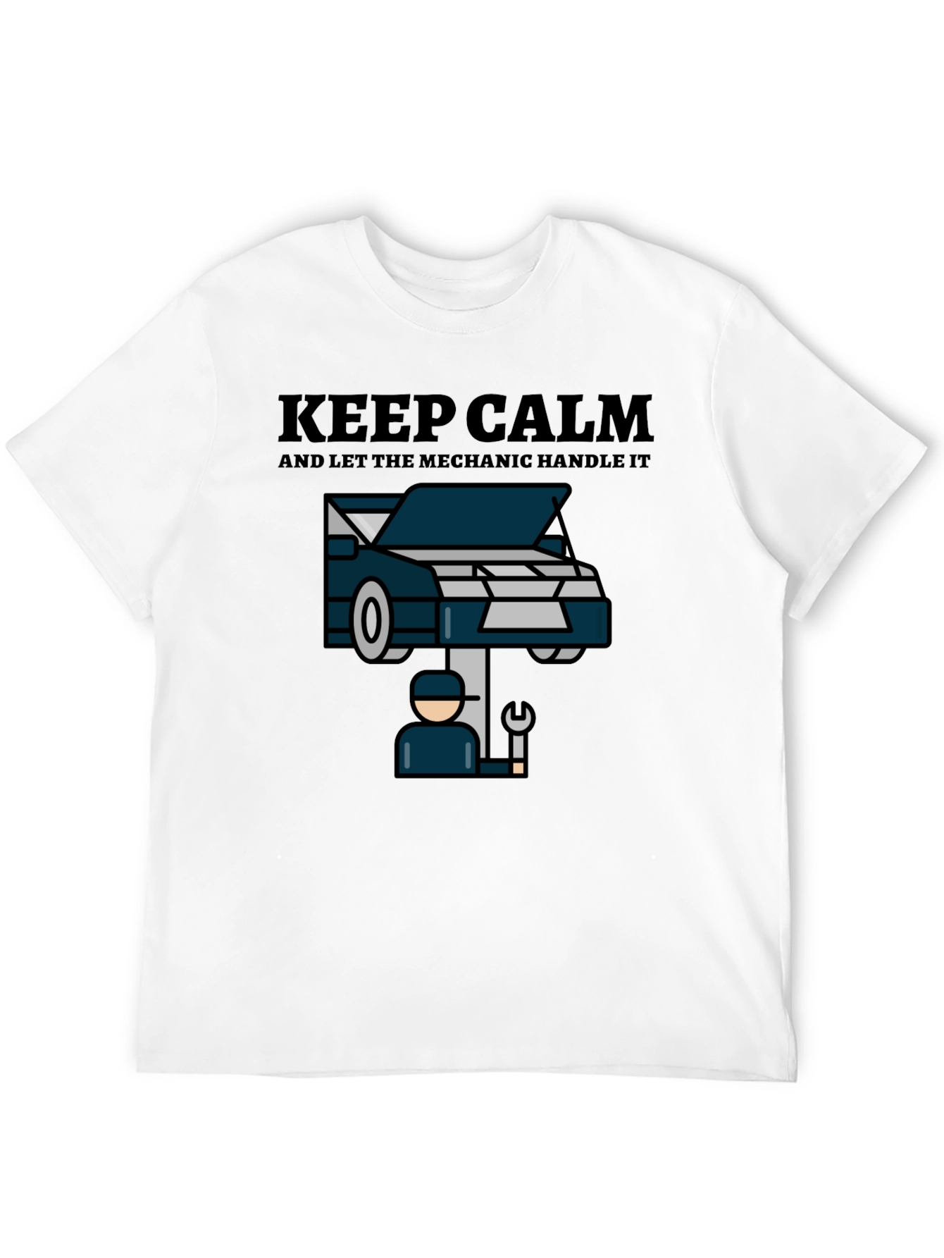 Keep Calm Mechanic T-Shirt - Auto Repair Tee
