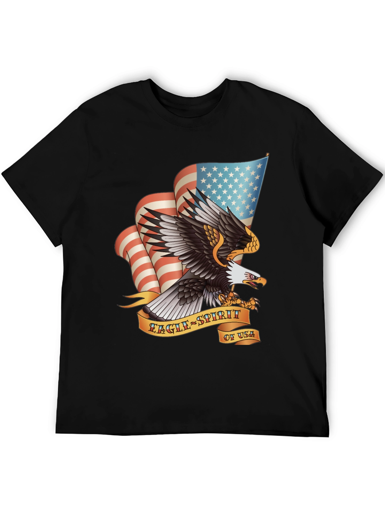 Eagle Spirit USA Graphic Print T-Shirt
