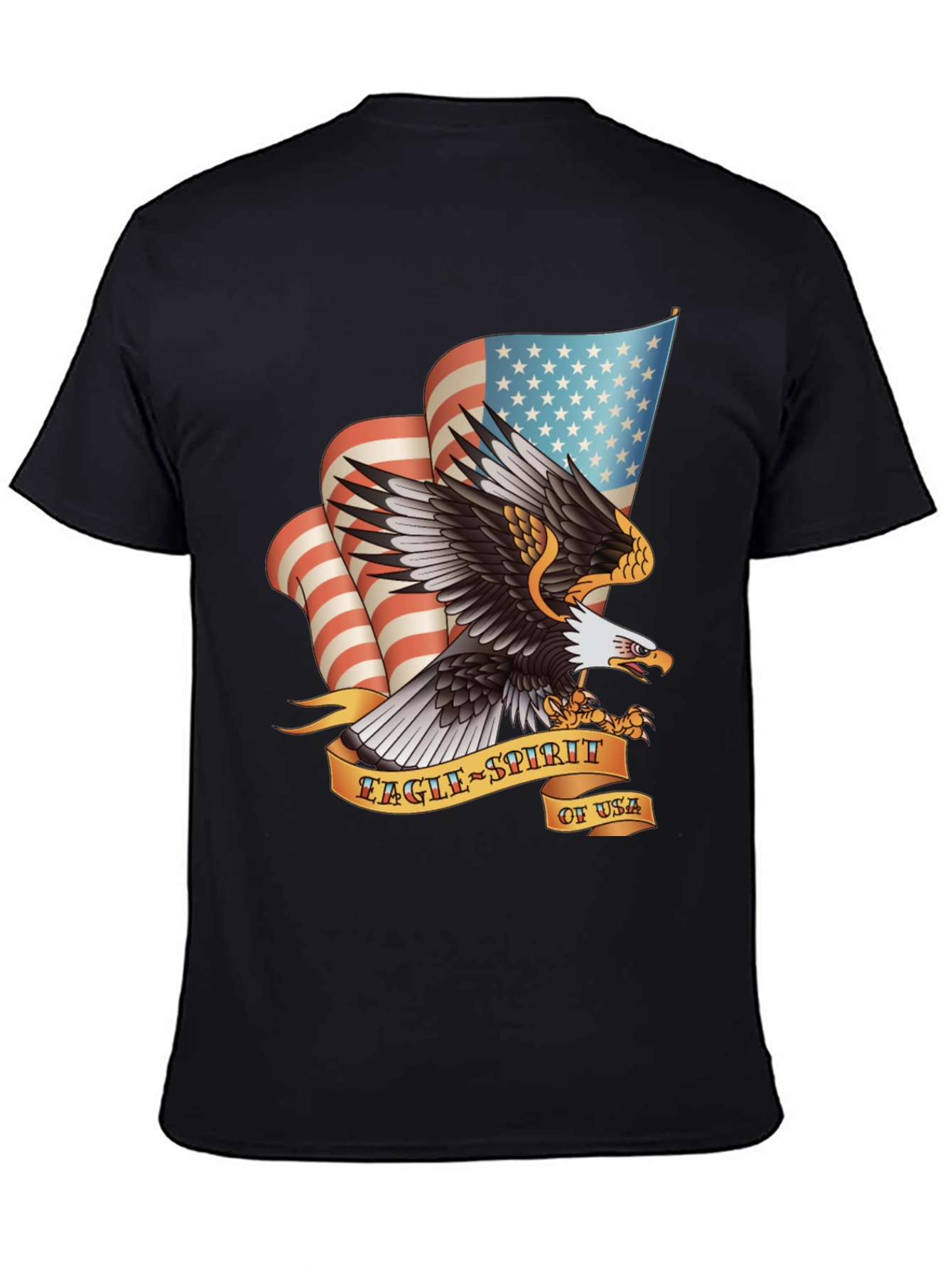 Eagle Spirit USA Graphic Print T-Shirt