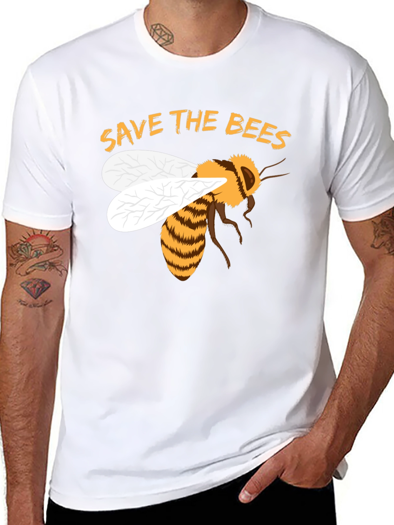 Save the Bees Graphic T-Shirt