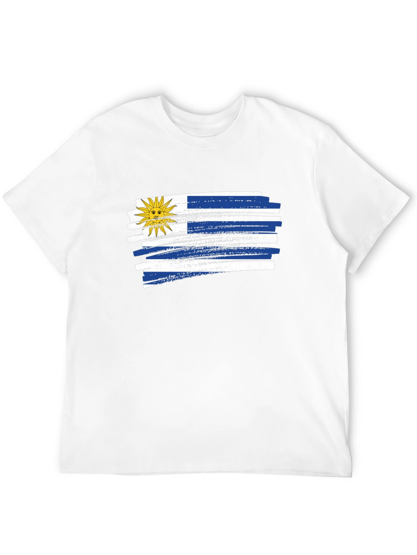 Uruguay Flag T-Shirt - Black Graphic Tee