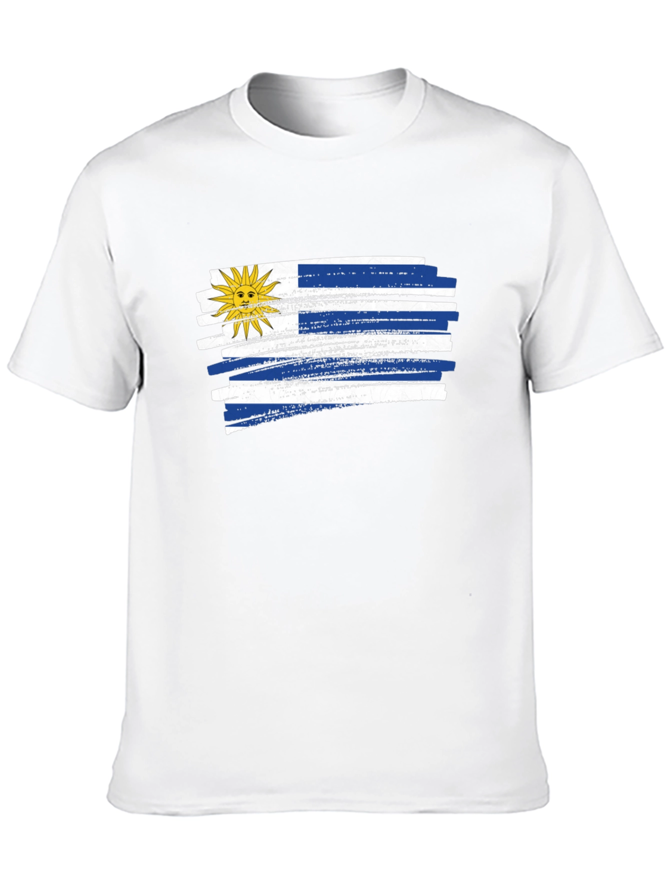 Uruguay Flag T-Shirt - Black Graphic Tee