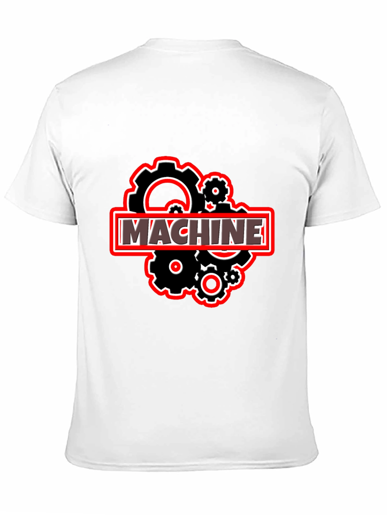 Machine Gears Graphic T-Shirt - Black Cotton Tee