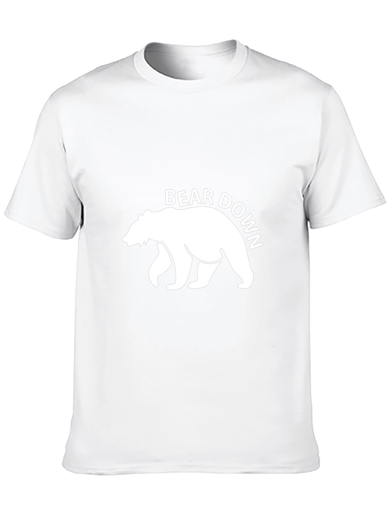 Bear Down Graphic Tee - Black Casual T-Shirt