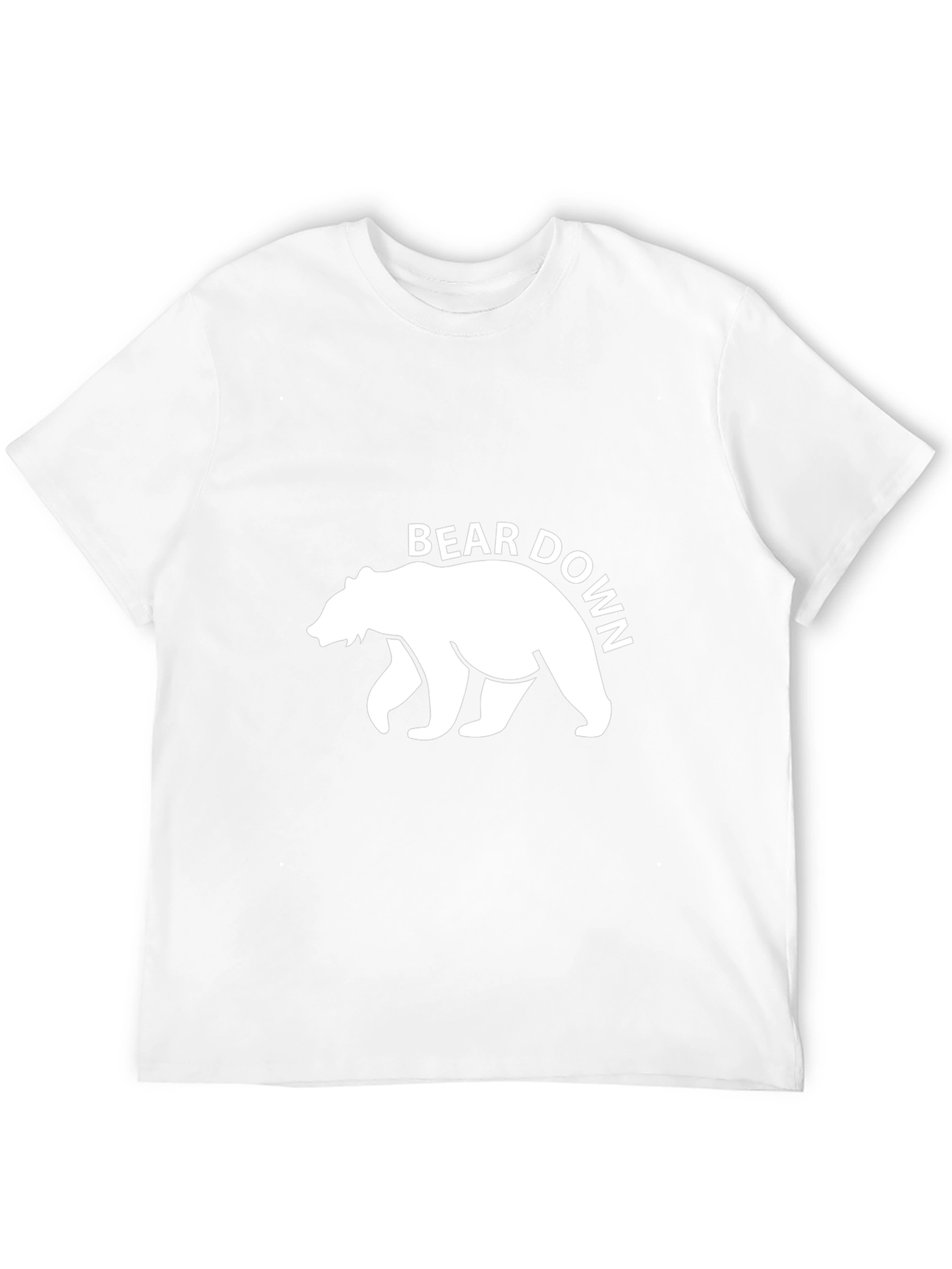 Bear Down Graphic Tee - Black Casual T-Shirt