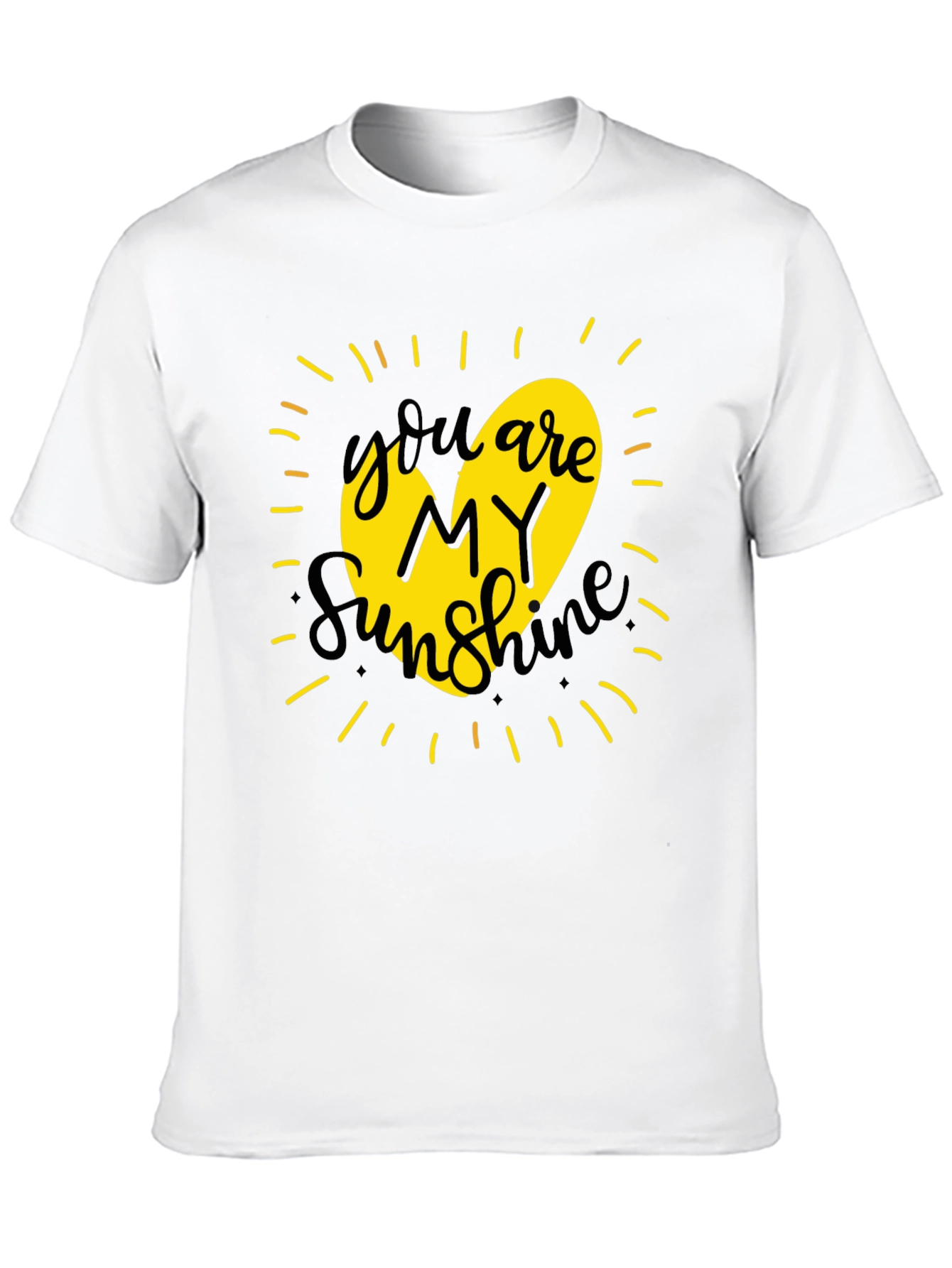 You Are My Sunshine Graphic Tee - Black