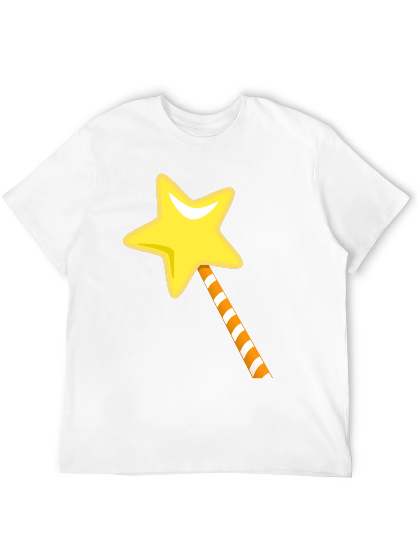 Magical Star Wand Graphic Tee - Black