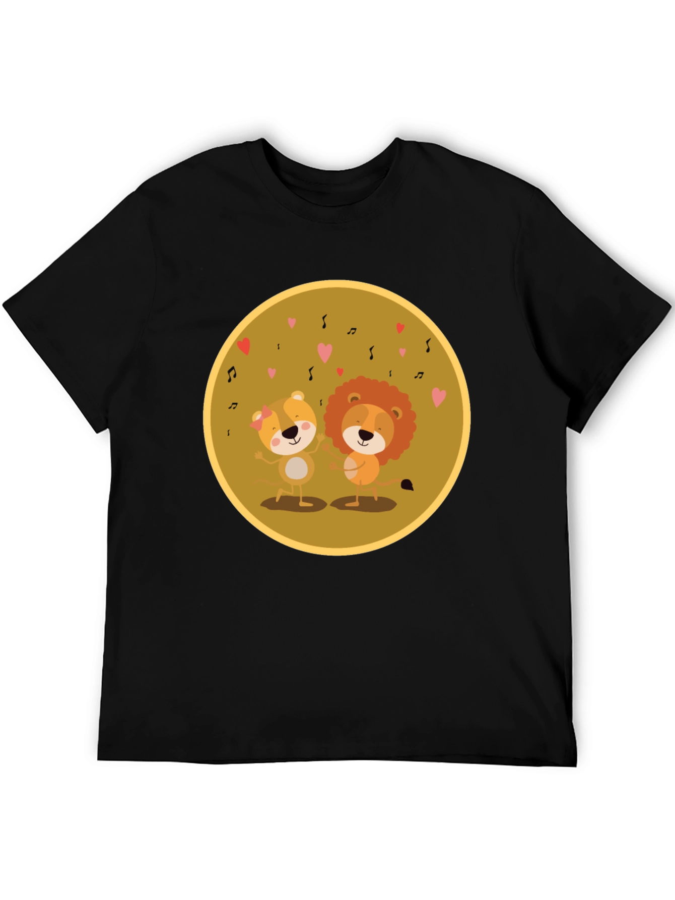 Lion & Bear Love Music T-Shirt