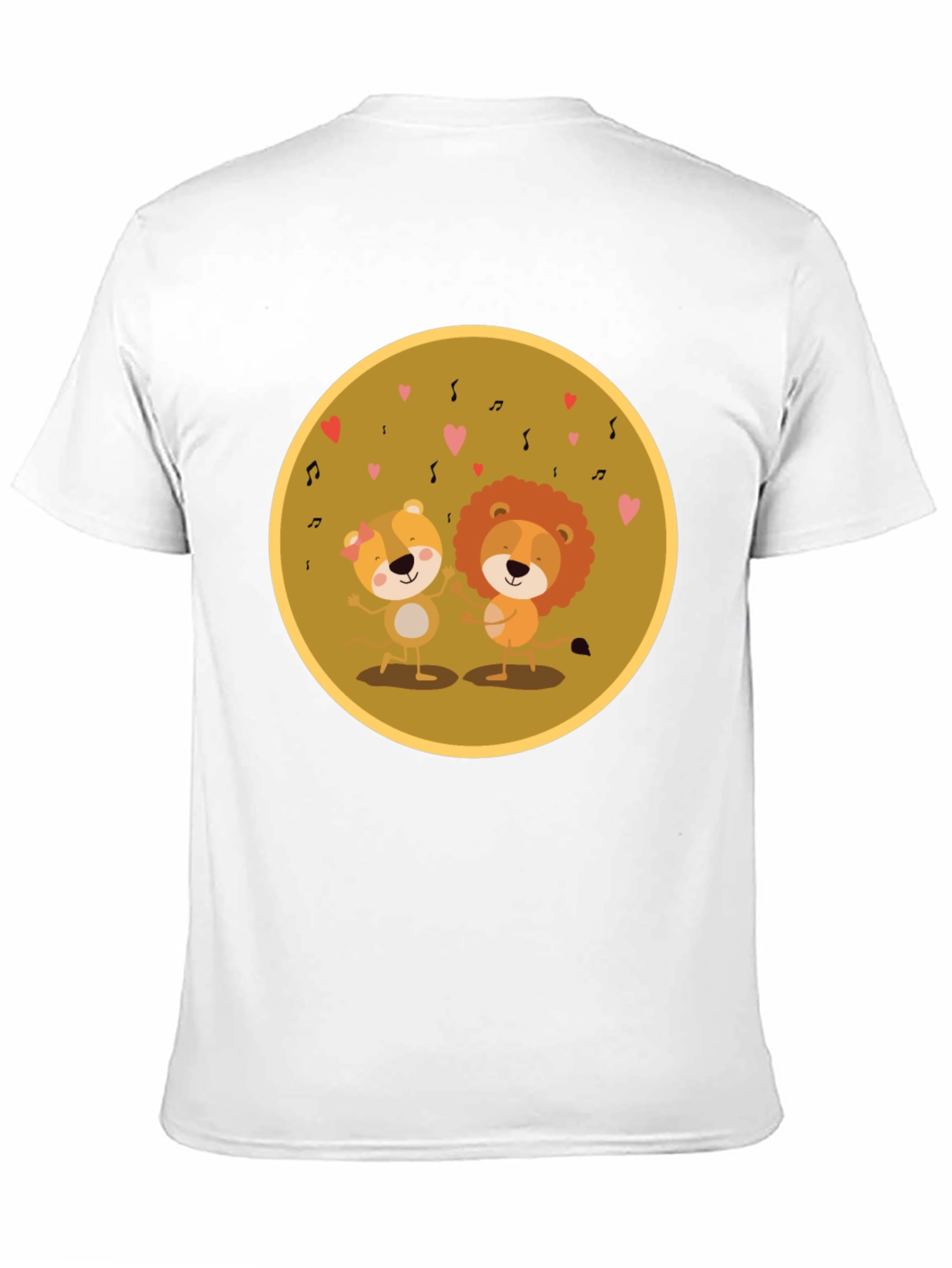 Lion & Bear Love Music T-Shirt