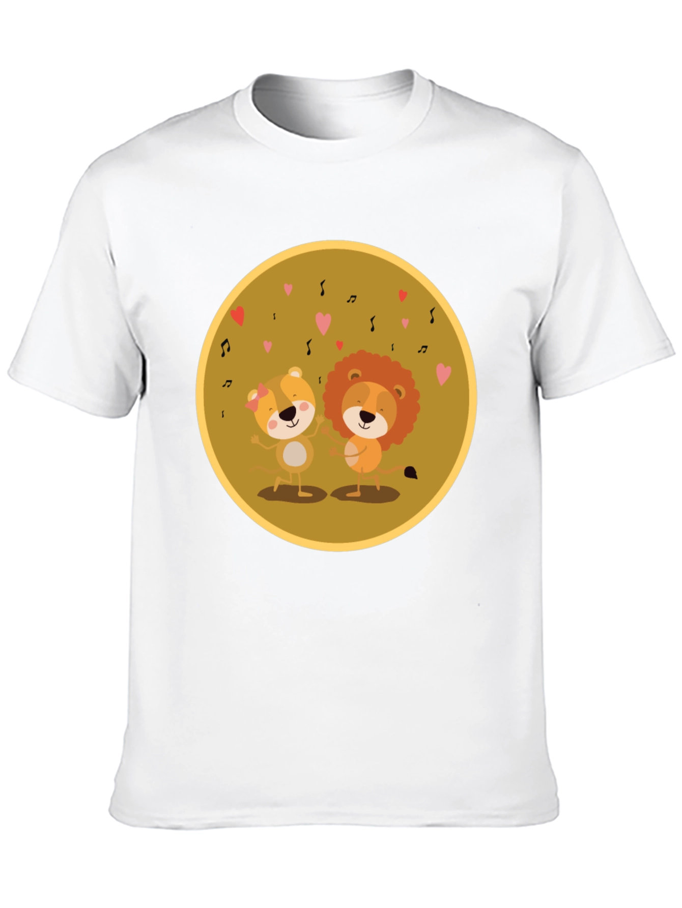 Lion & Bear Love Music T-Shirt