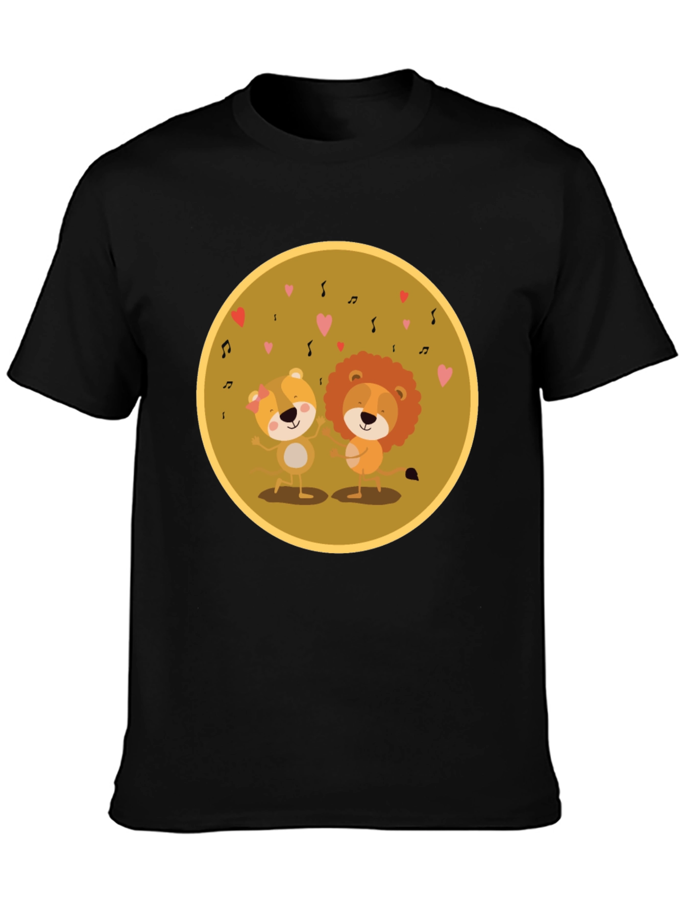 Lion & Bear Love Music T-Shirt