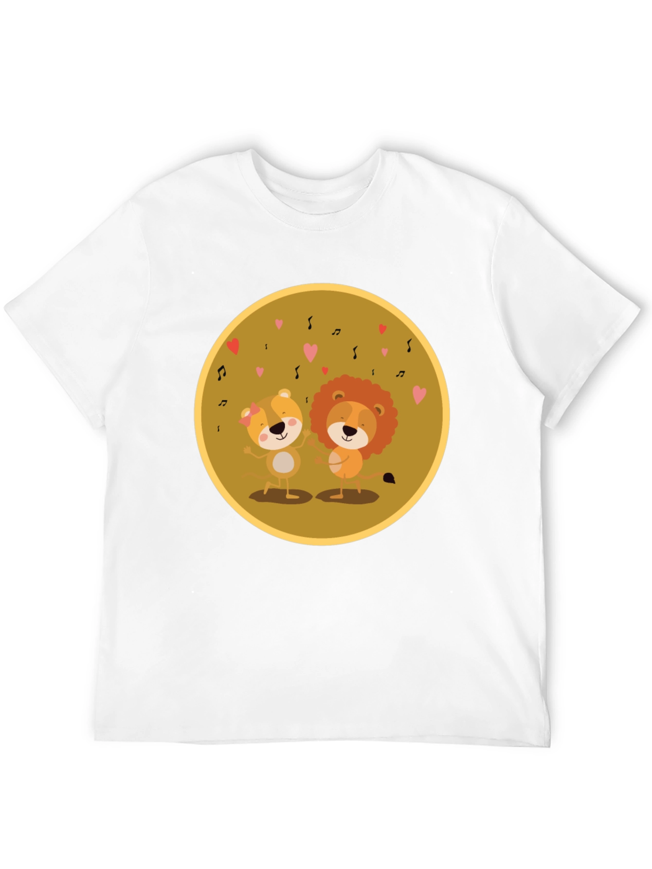 Lion & Bear Love Music T-Shirt
