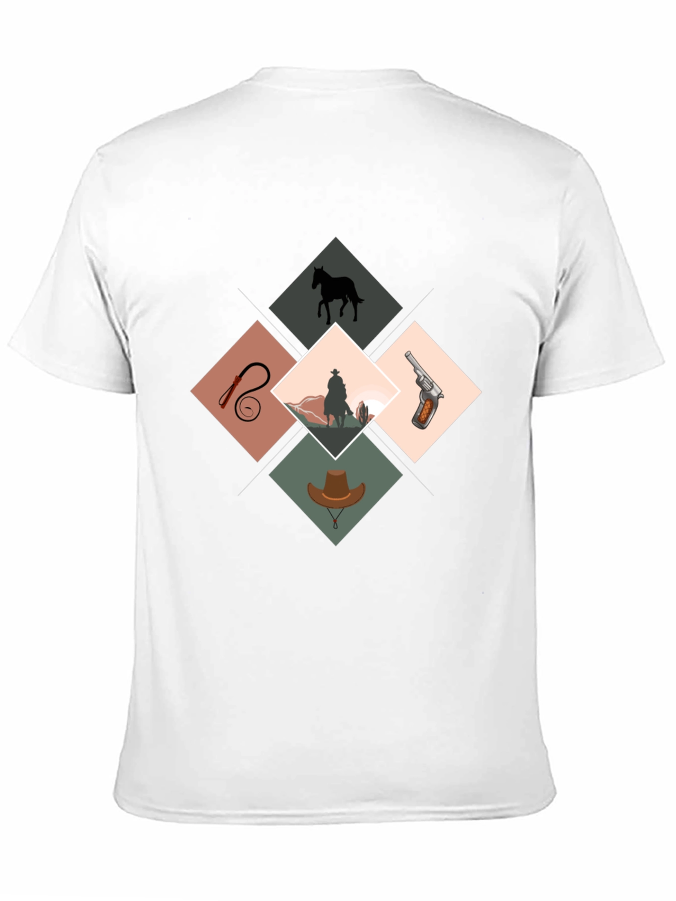 Western Theme Graphic Print Tee