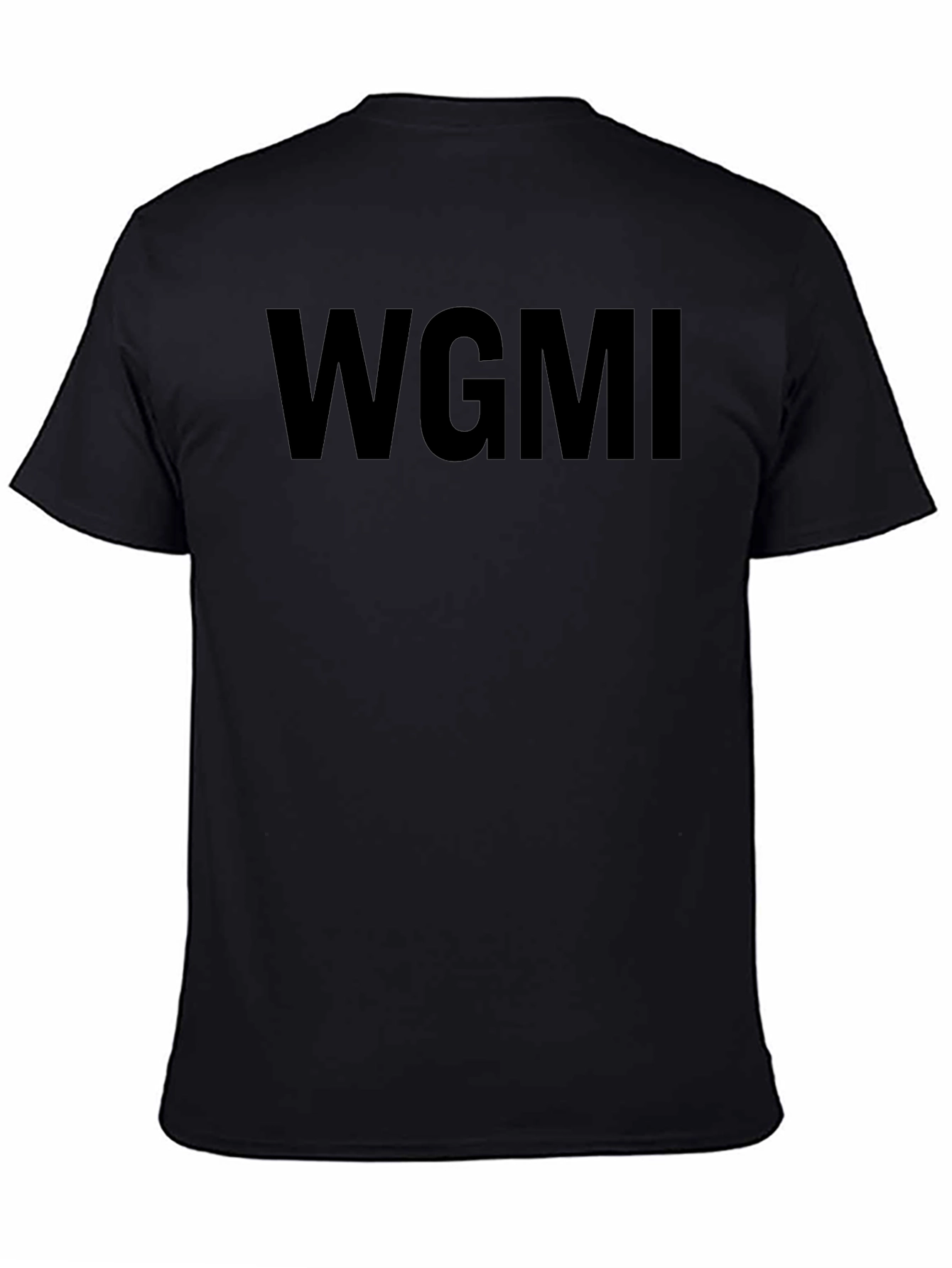 WGMI Black T-Shirt - Crypto Meme Apparel