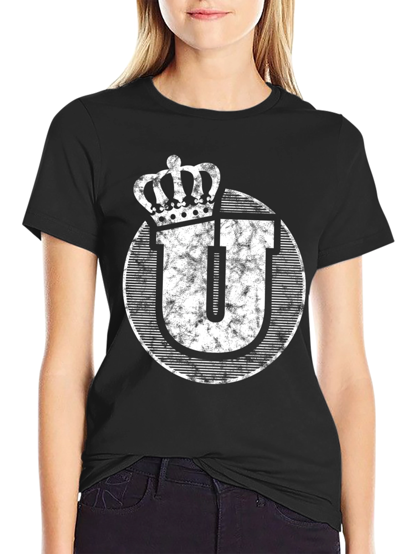 Crown Letter U Graphic Tee
