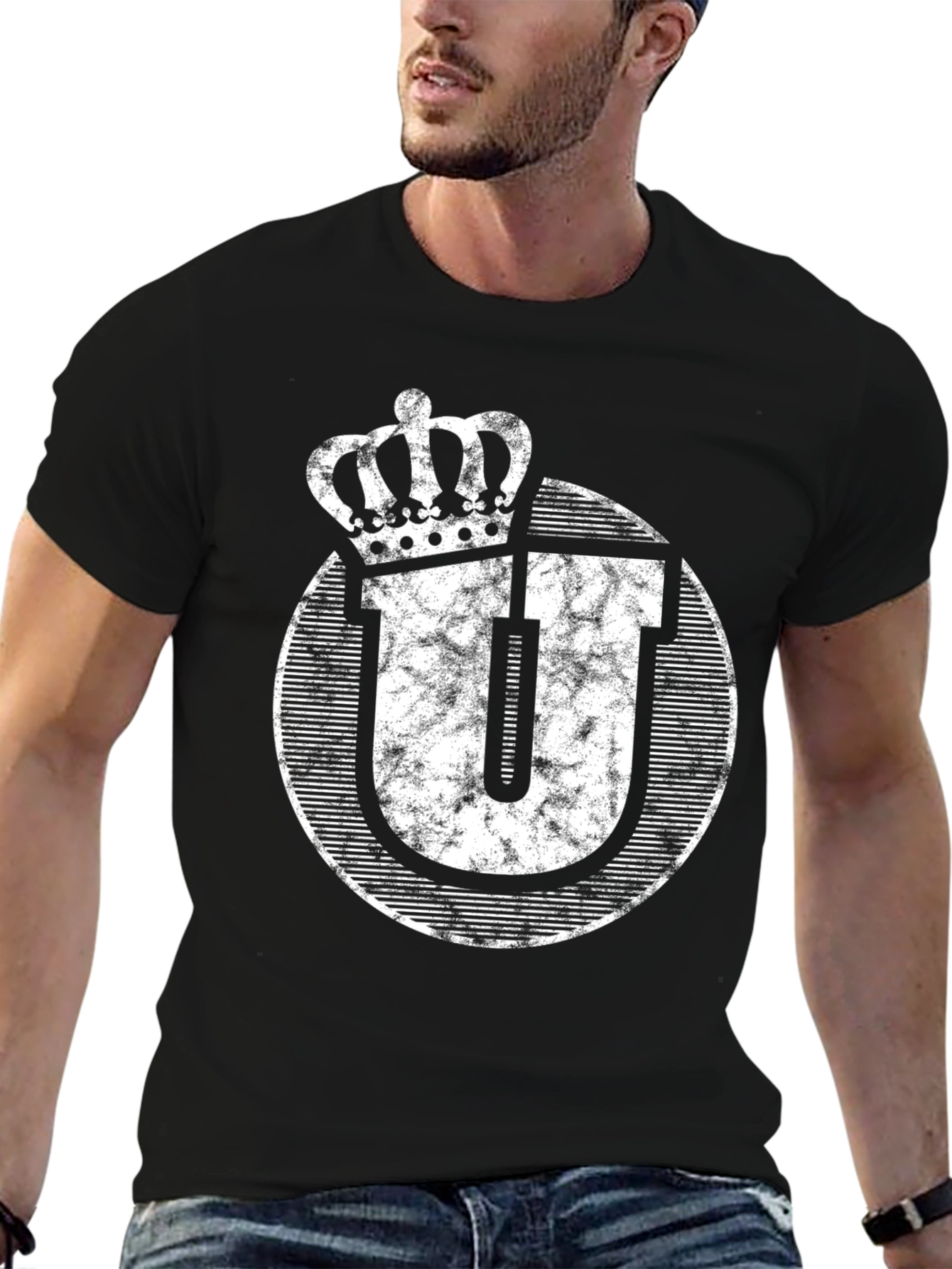 Crown Letter U Graphic Tee