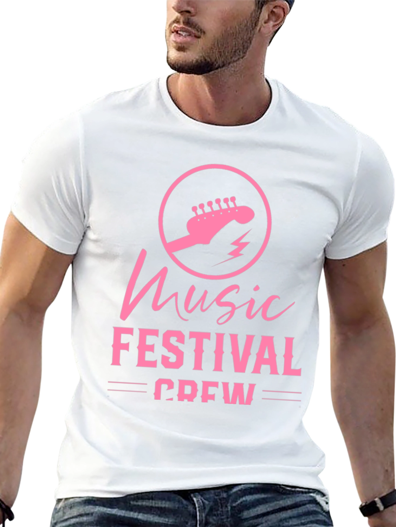 Music Festival Crew Black T-Shirt