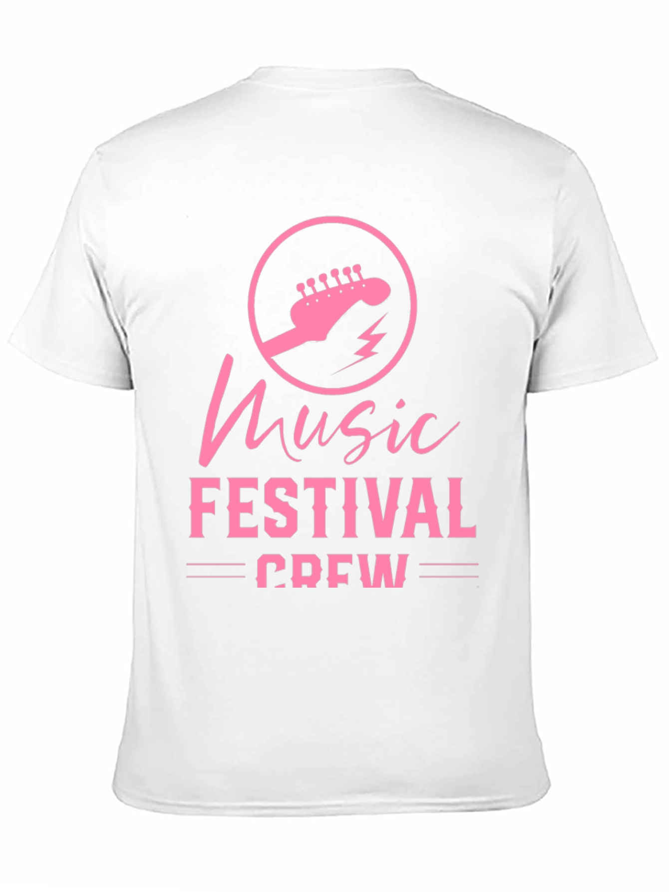 Music Festival Crew Black T-Shirt