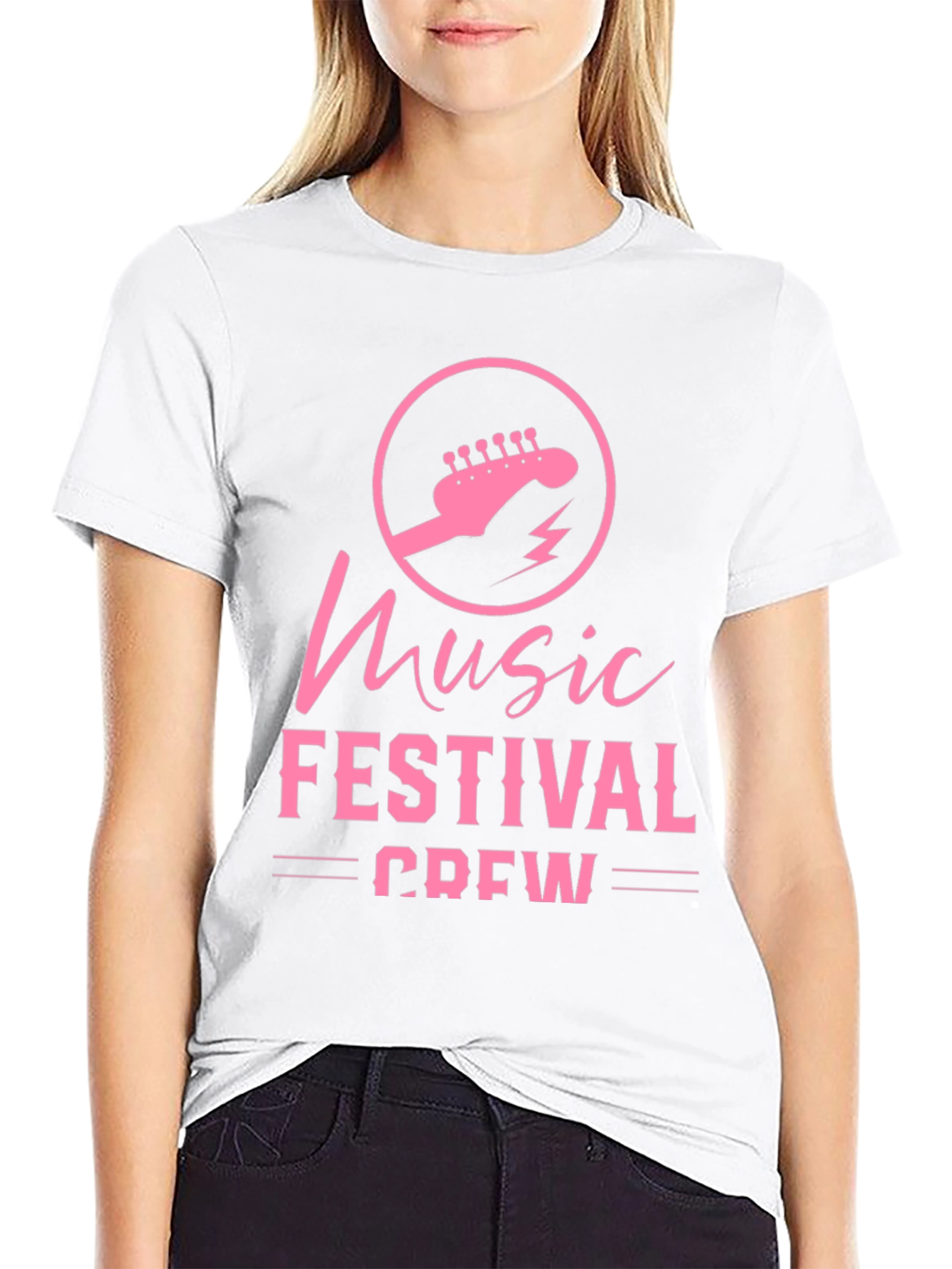 Music Festival Crew Black T-Shirt