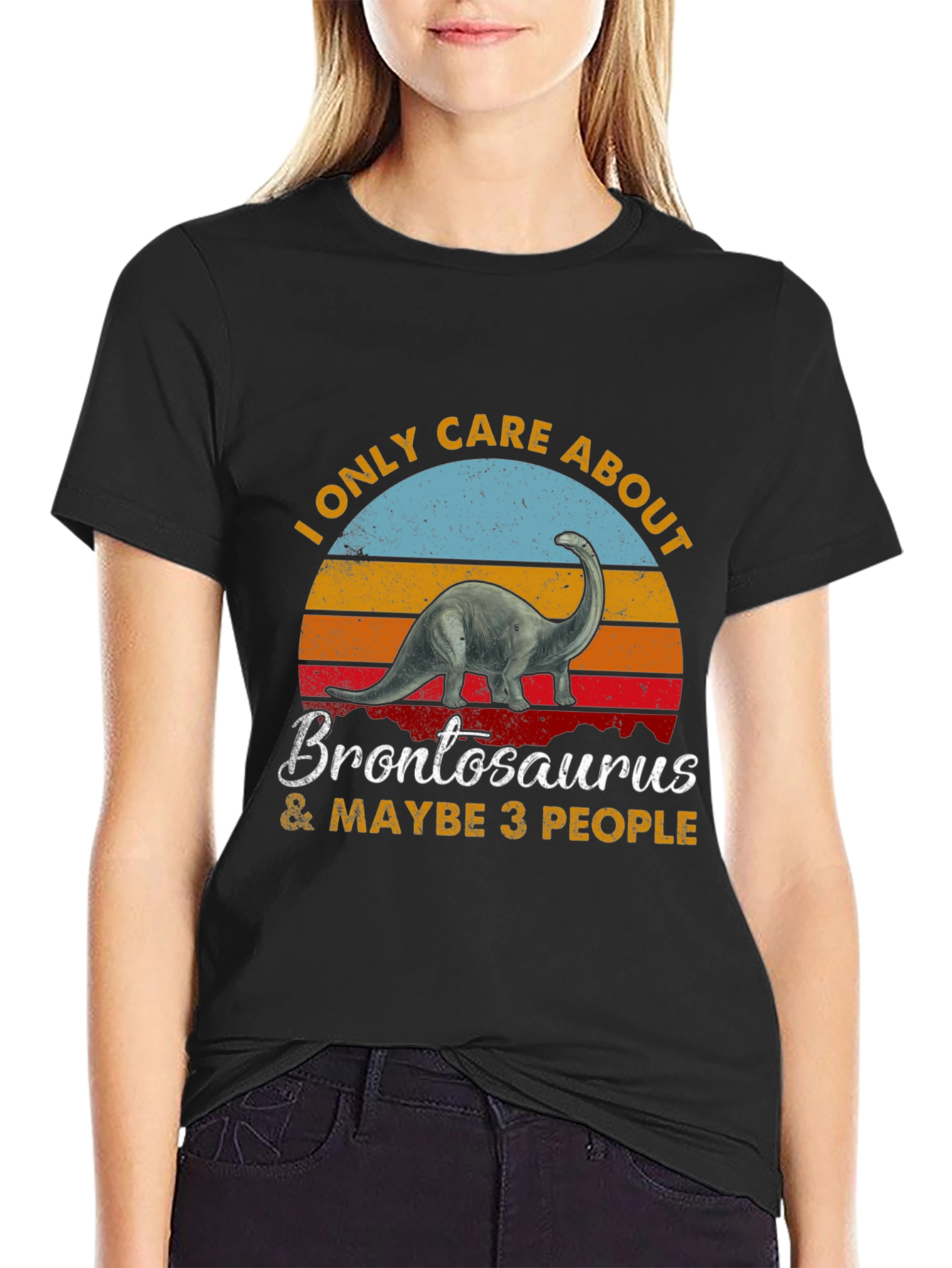 Brontosaurus & Maybe 3 People T-Shirt