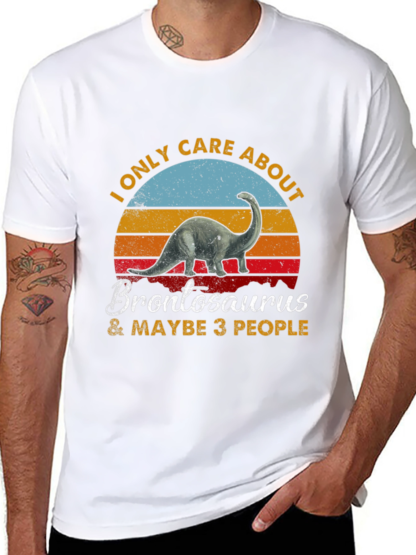 Brontosaurus & Maybe 3 People T-Shirt