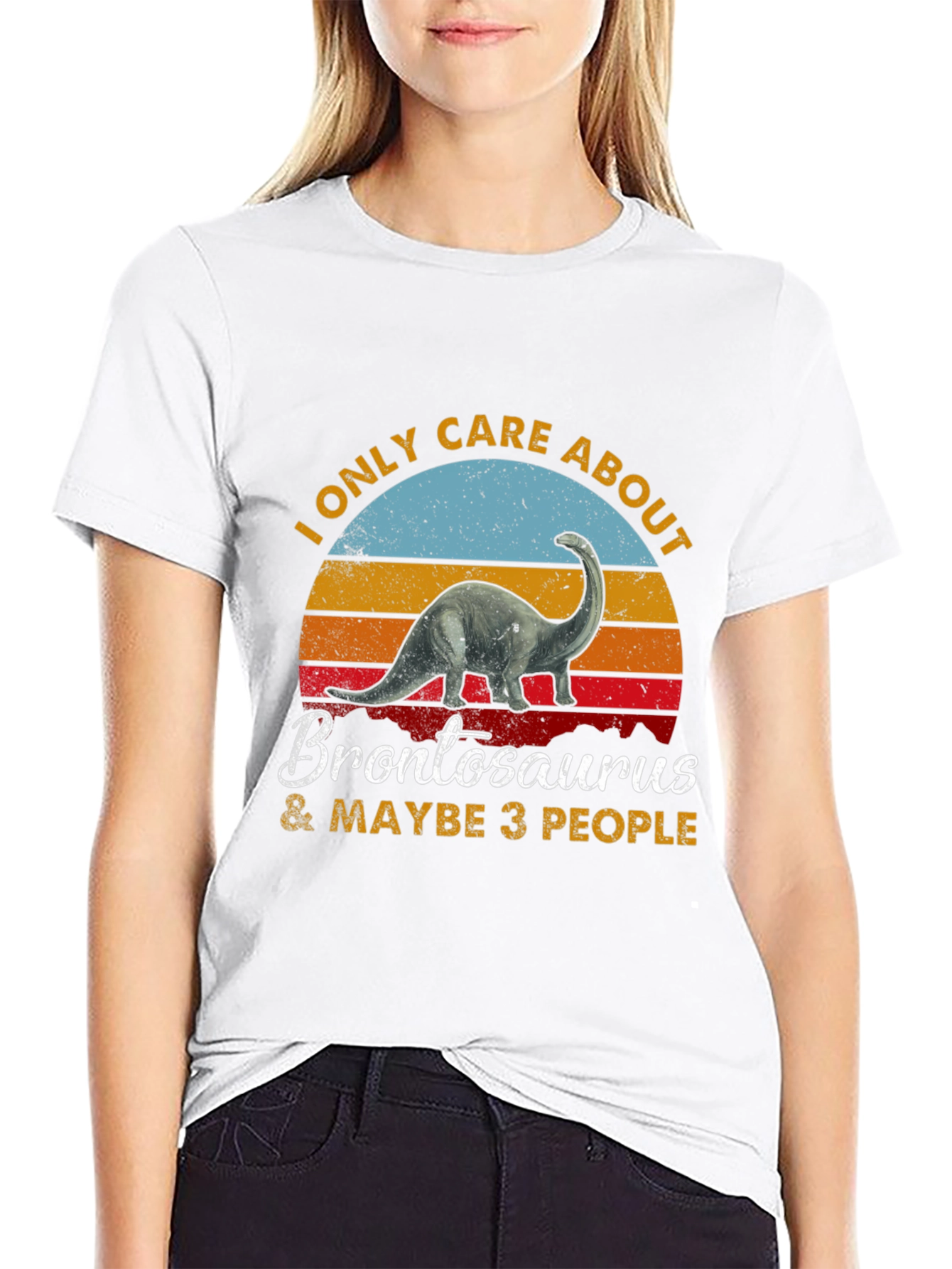 Brontosaurus & Maybe 3 People T-Shirt