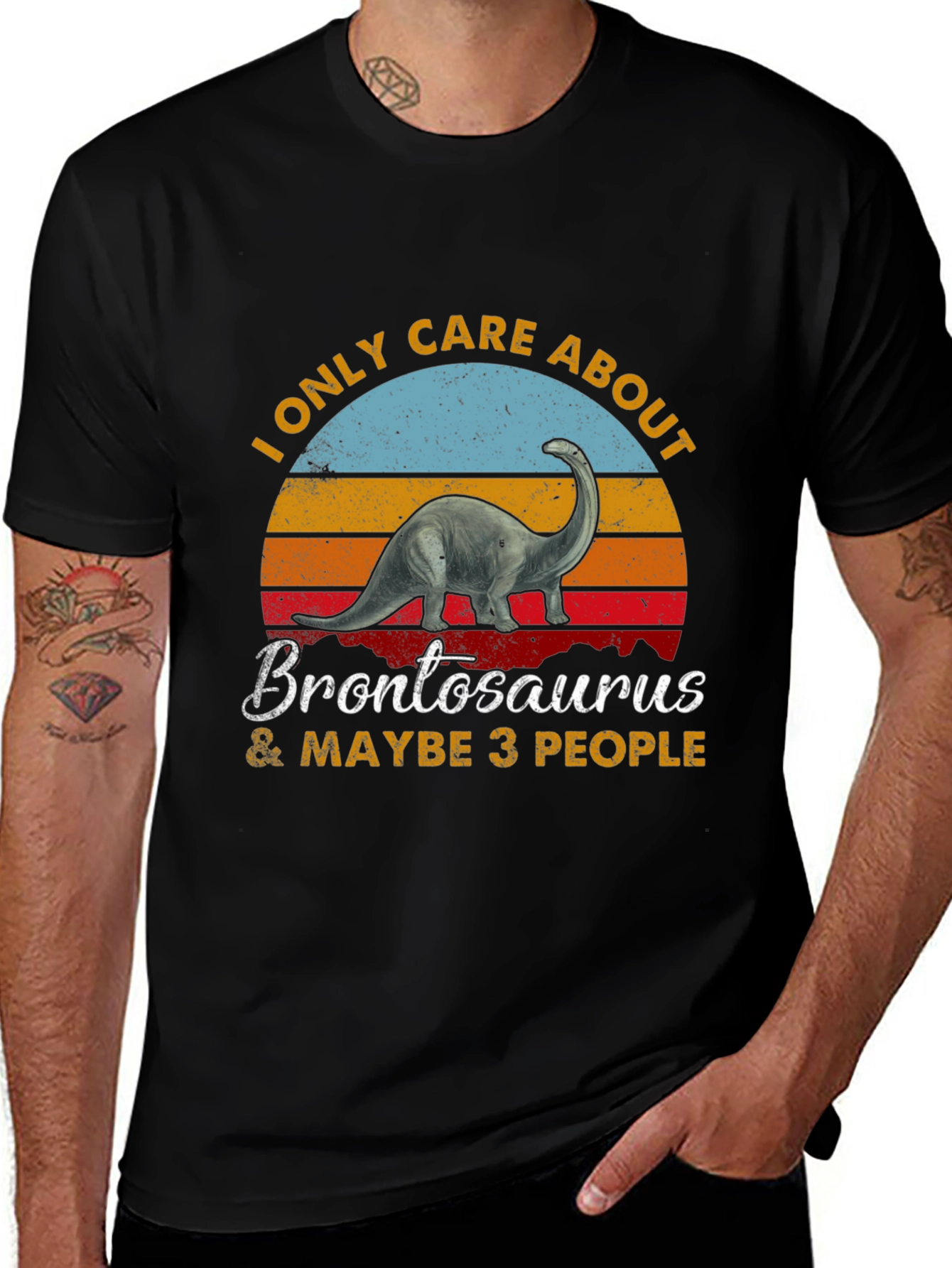 Brontosaurus & Maybe 3 People T-Shirt