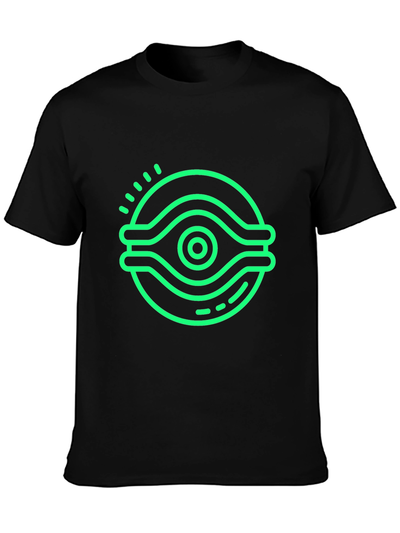 Eye Graphic Black T-Shirt