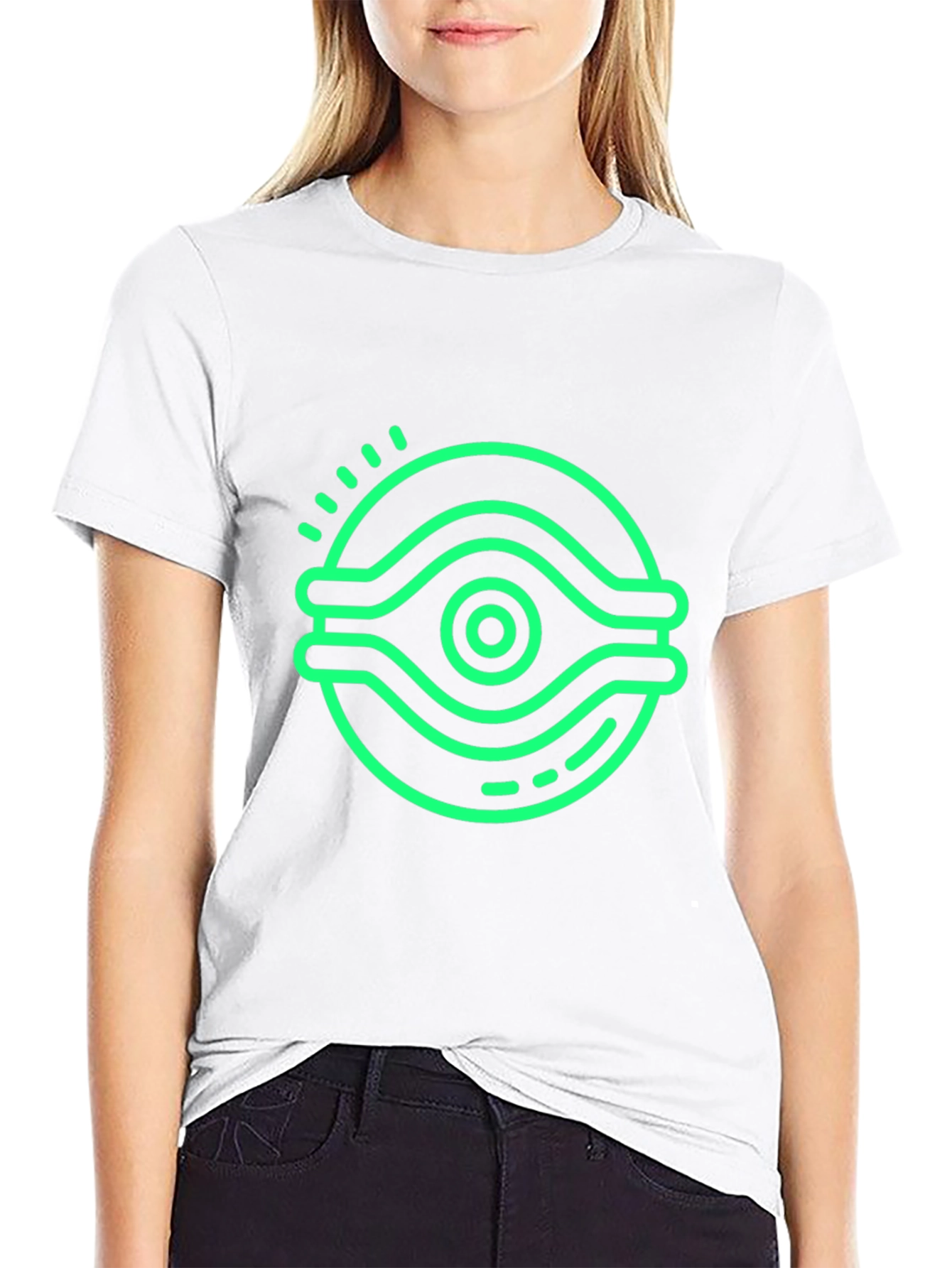 Eye Graphic Black T-Shirt