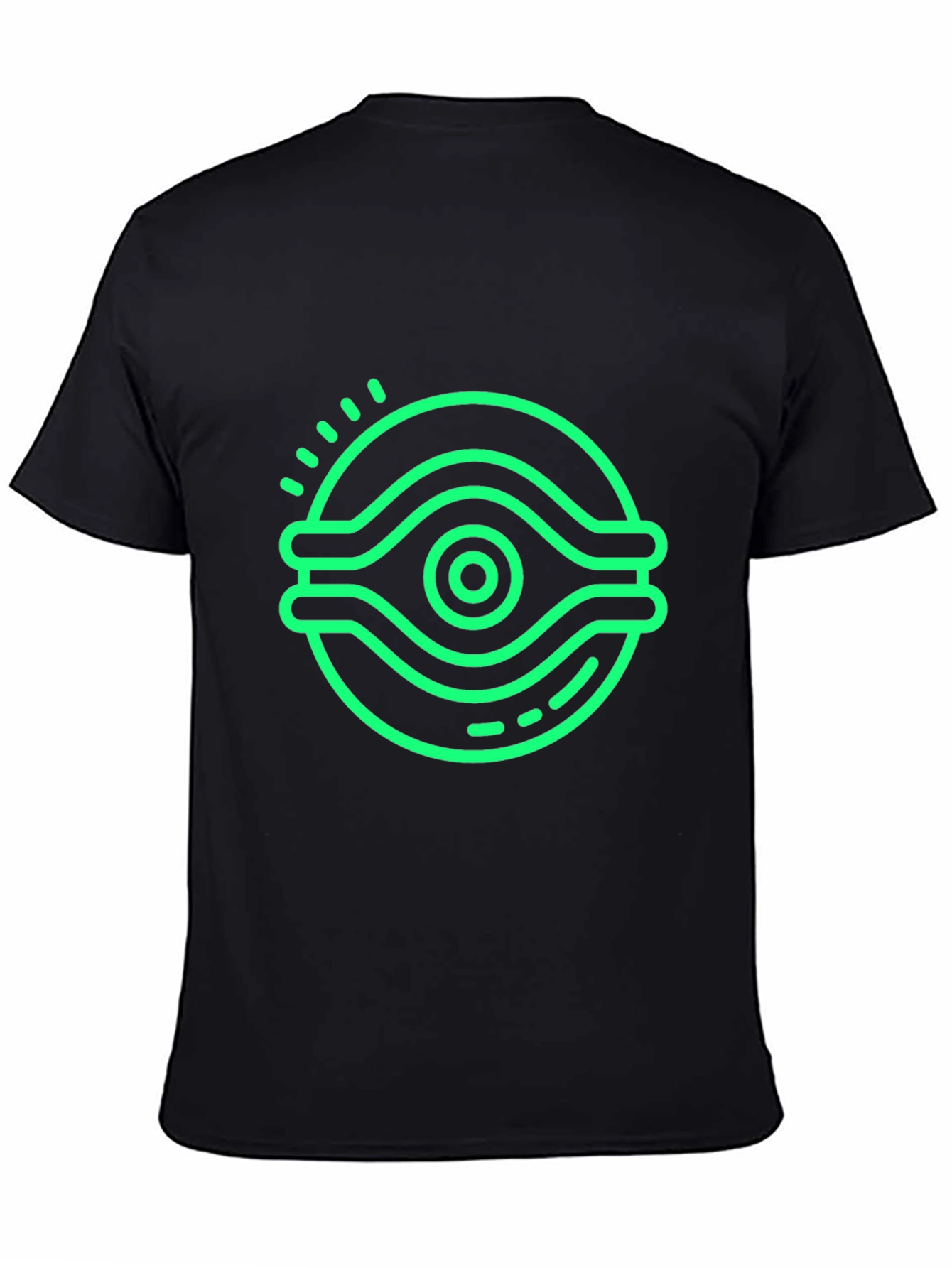 Eye Graphic Black T-Shirt