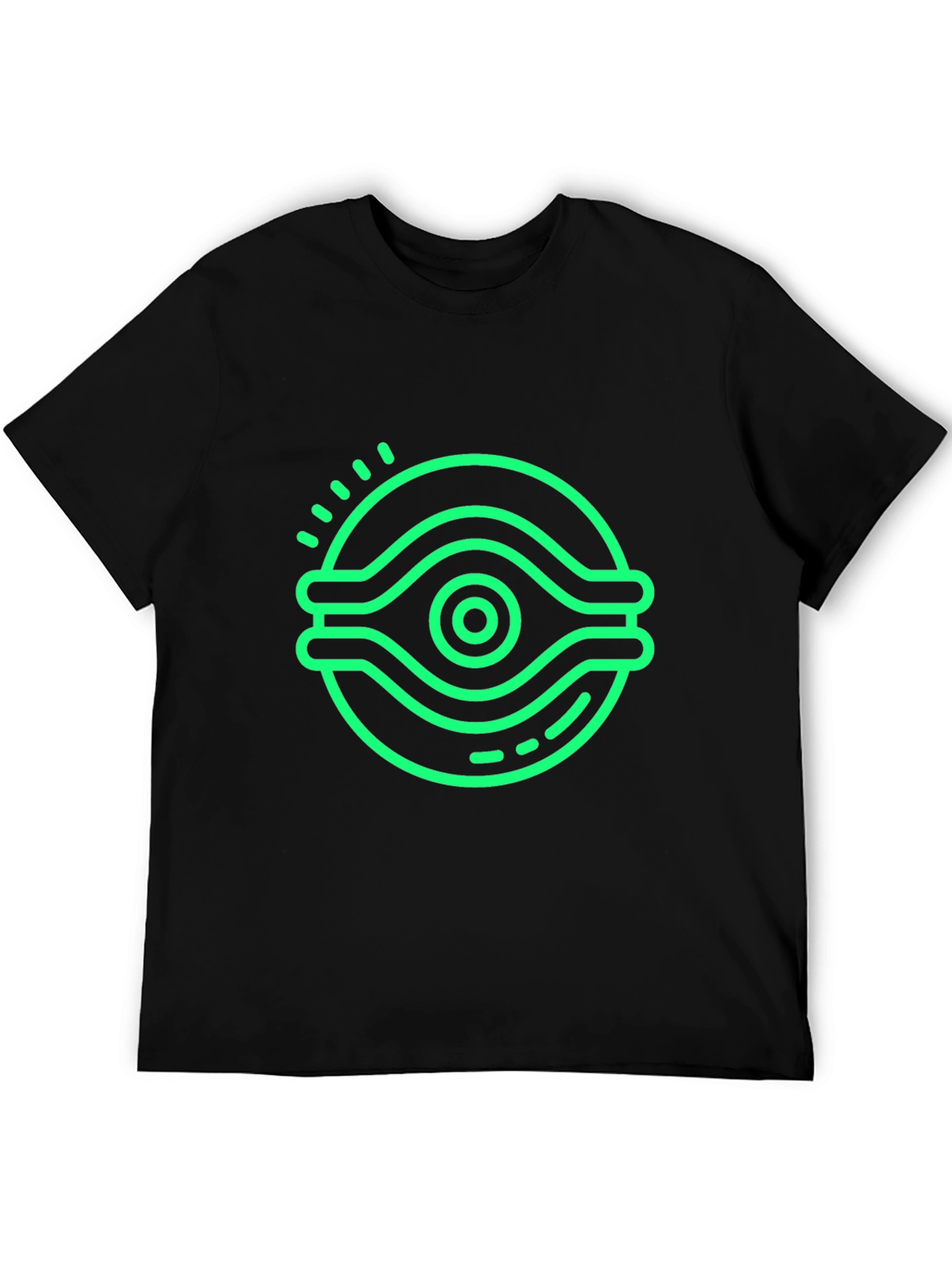 Eye Graphic Black T-Shirt