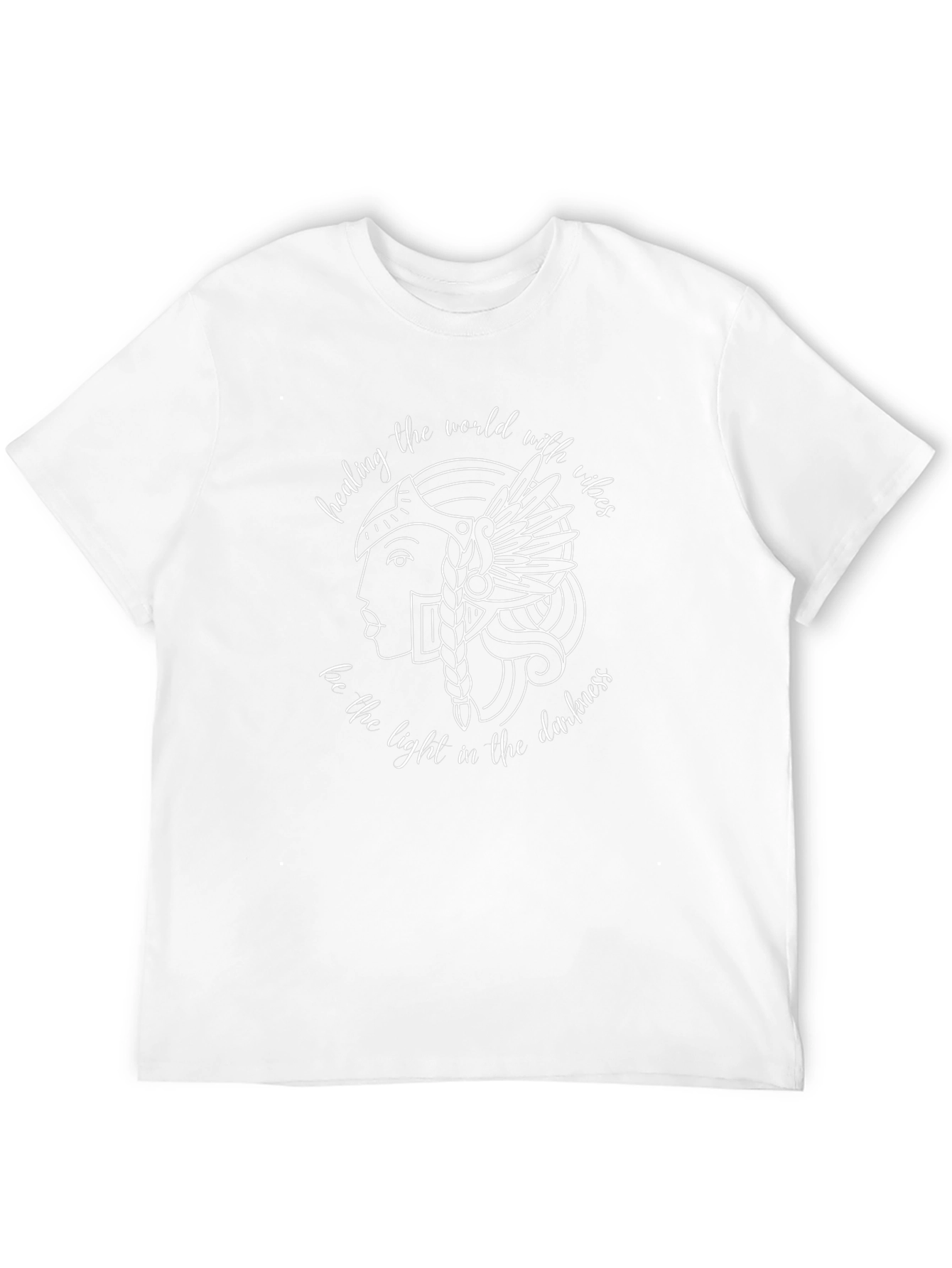 Healing Vibes Graphic Tee - Be the Light
