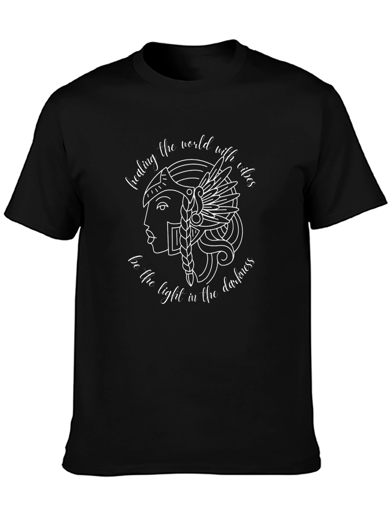 Healing Vibes Graphic Tee - Be the Light