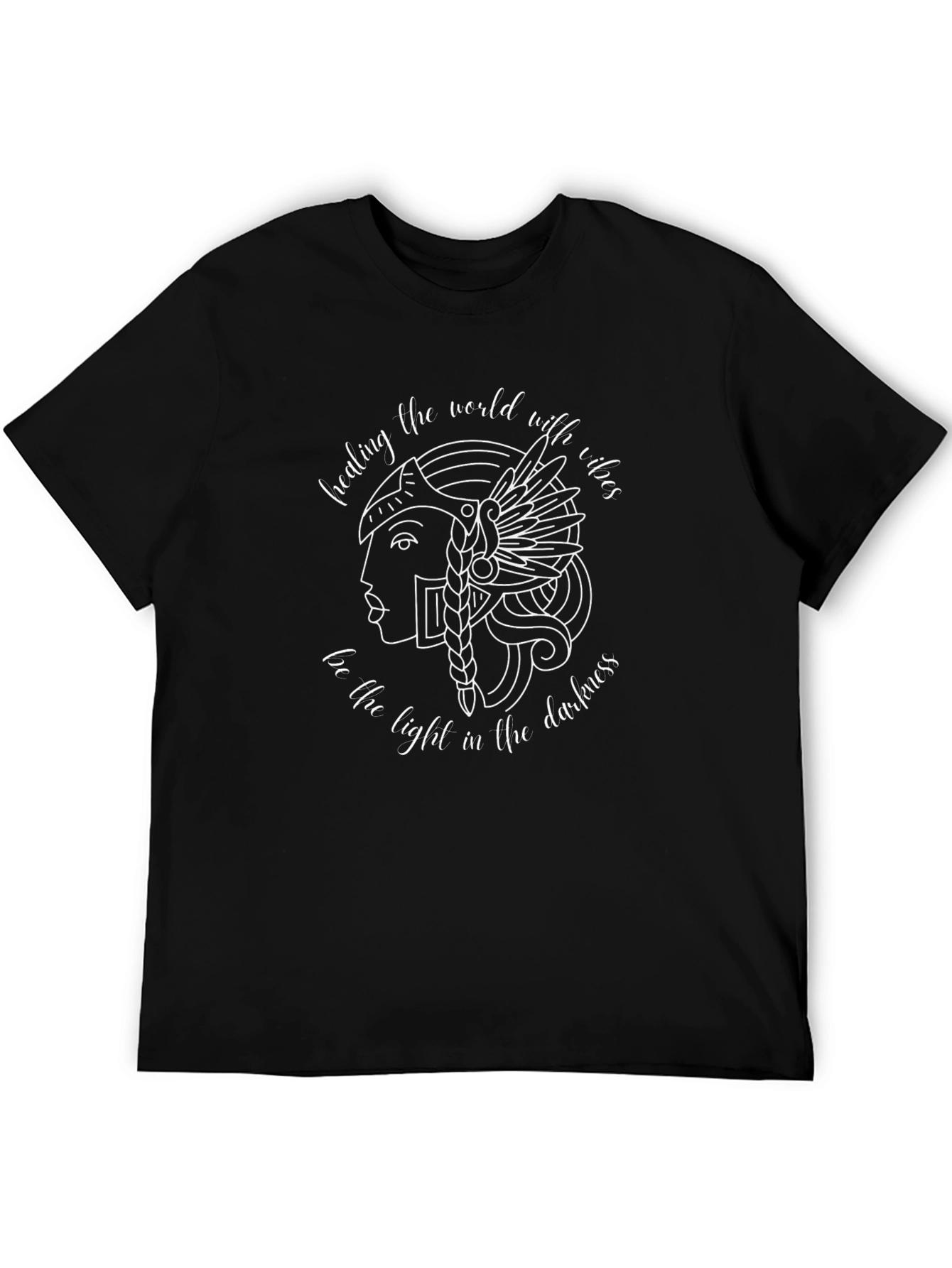 Healing Vibes Graphic Tee - Be the Light