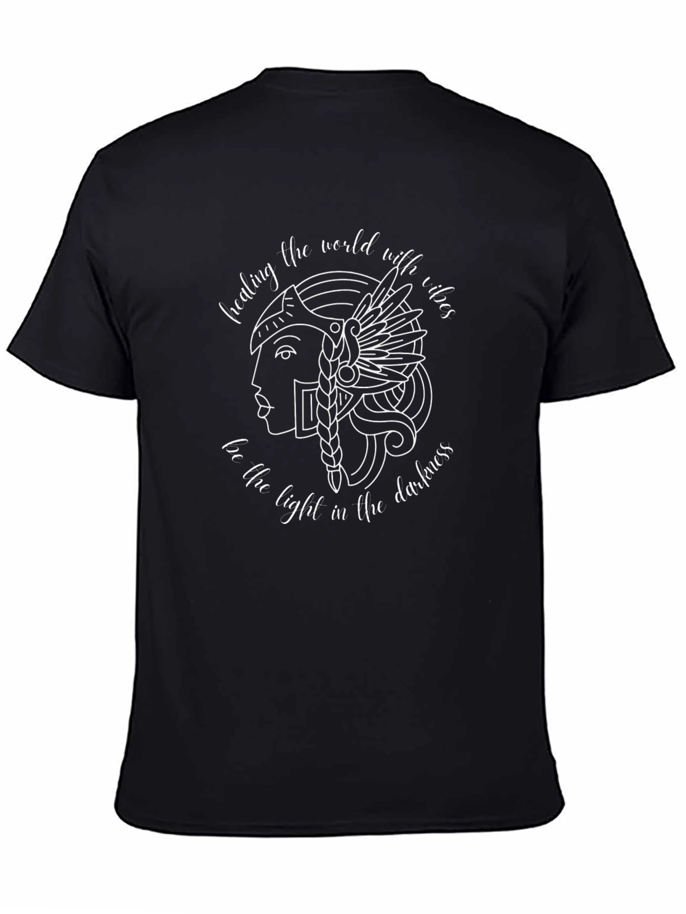 Healing Vibes Graphic Tee - Be the Light