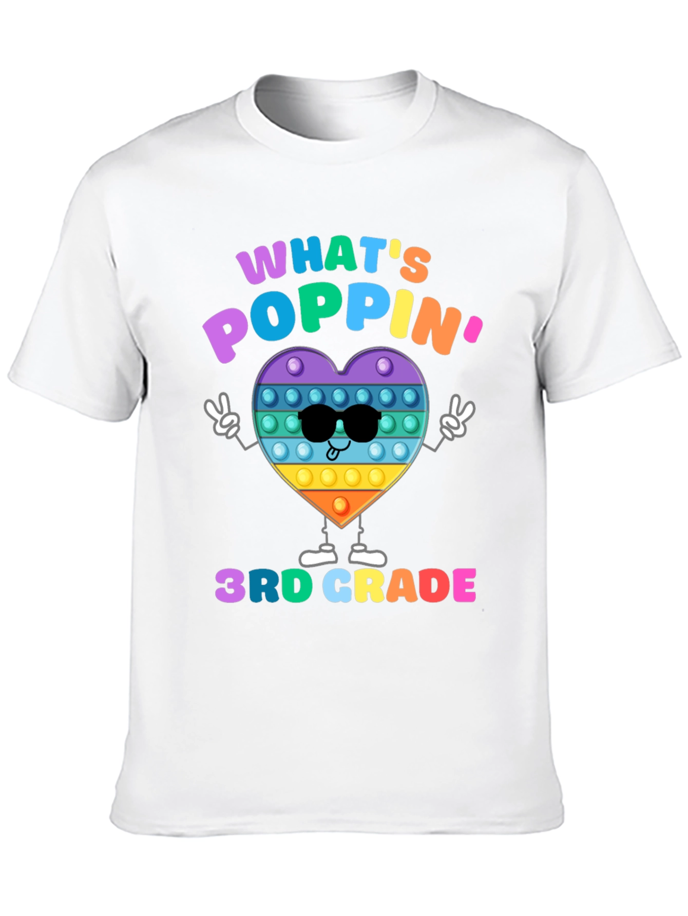 Whats Poppin 3rd Grade T-Shirt