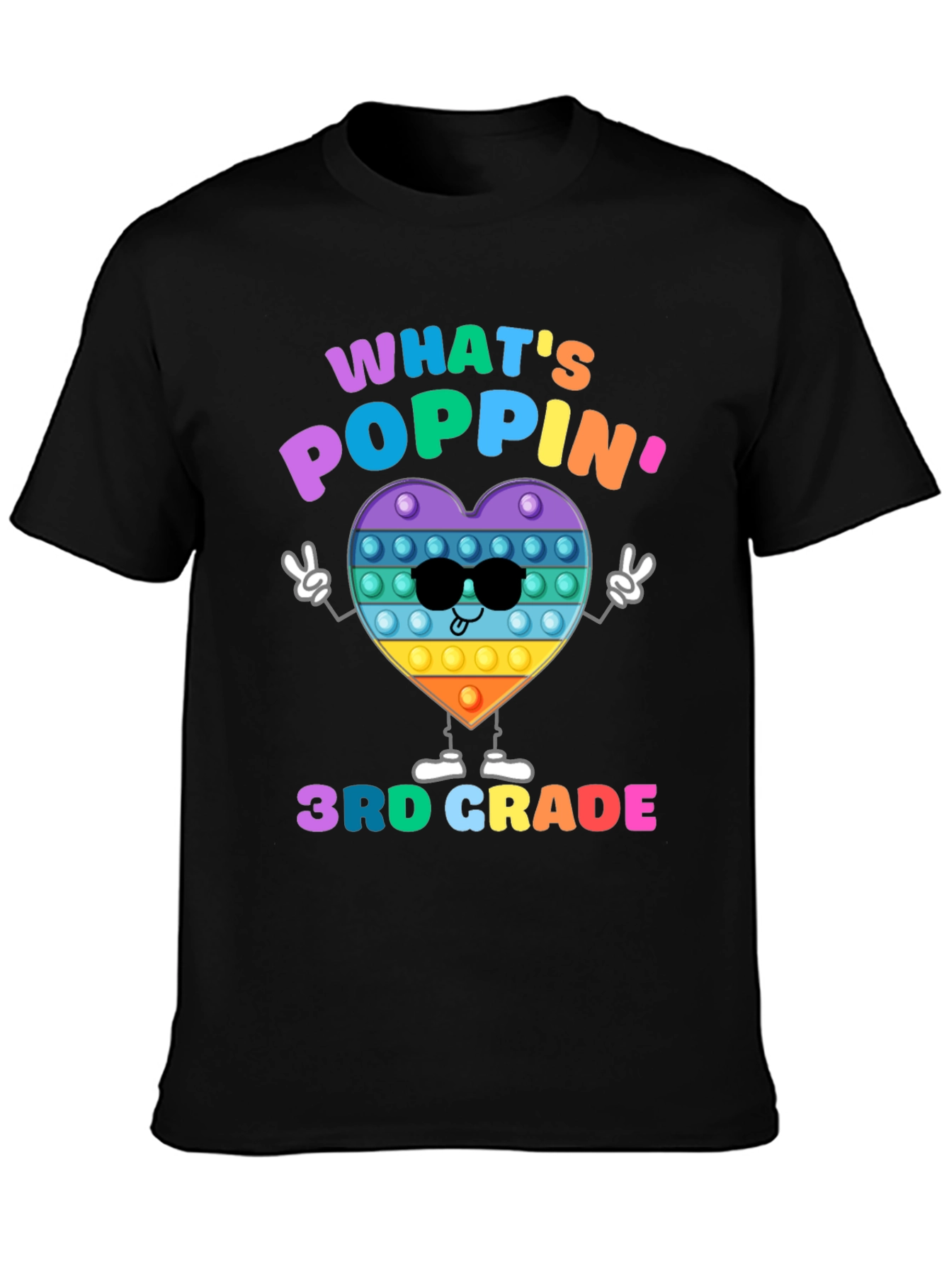 Whats Poppin 3rd Grade T-Shirt
