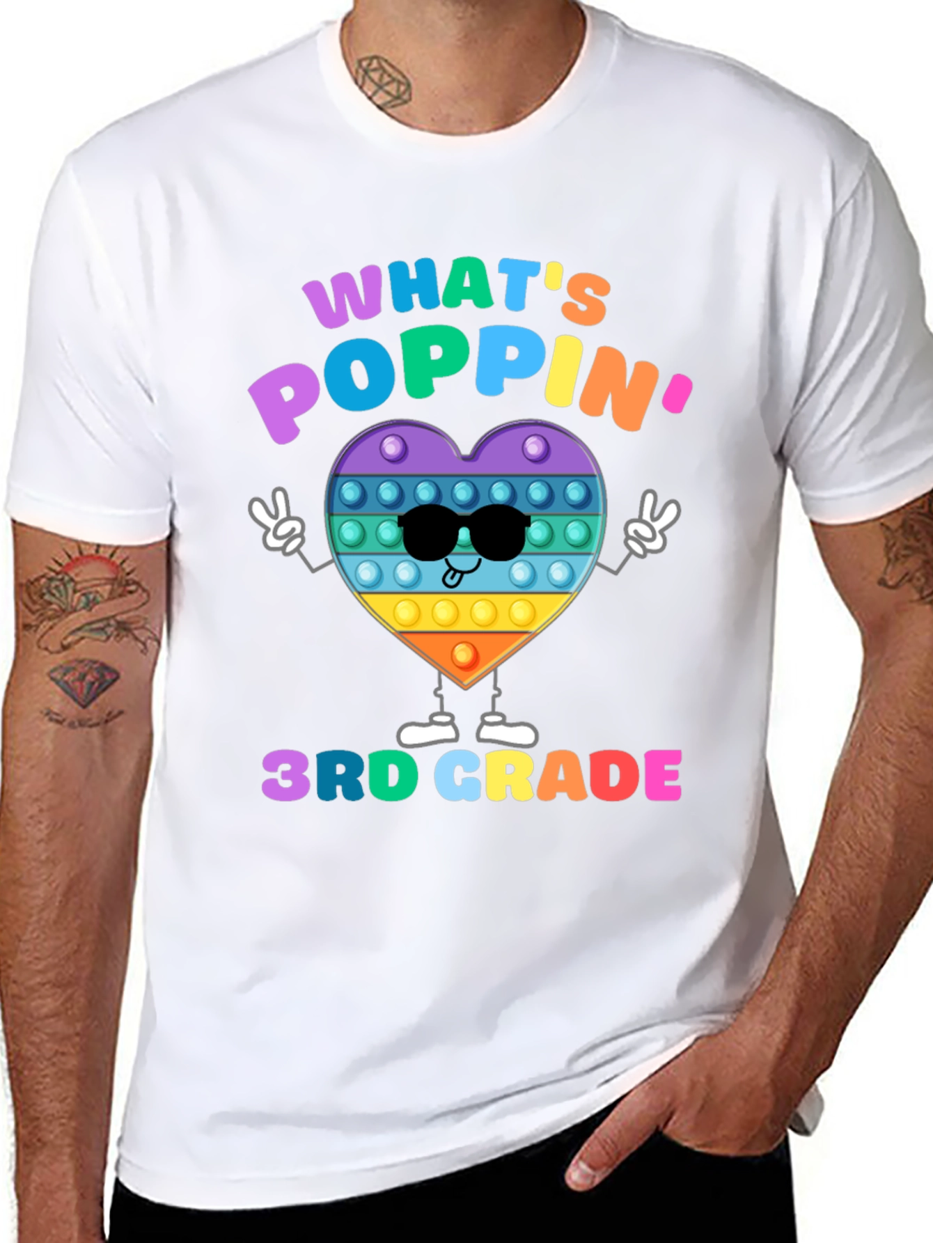 Whats Poppin 3rd Grade T-Shirt
