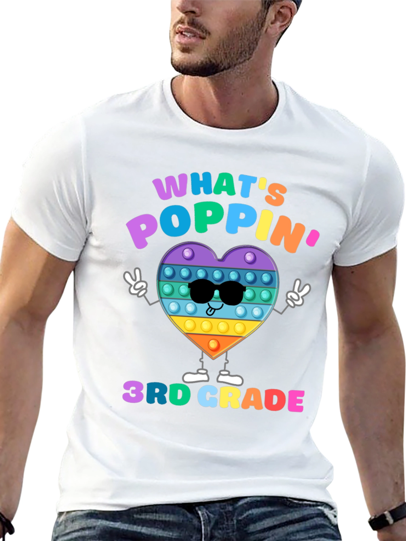 Whats Poppin 3rd Grade T-Shirt