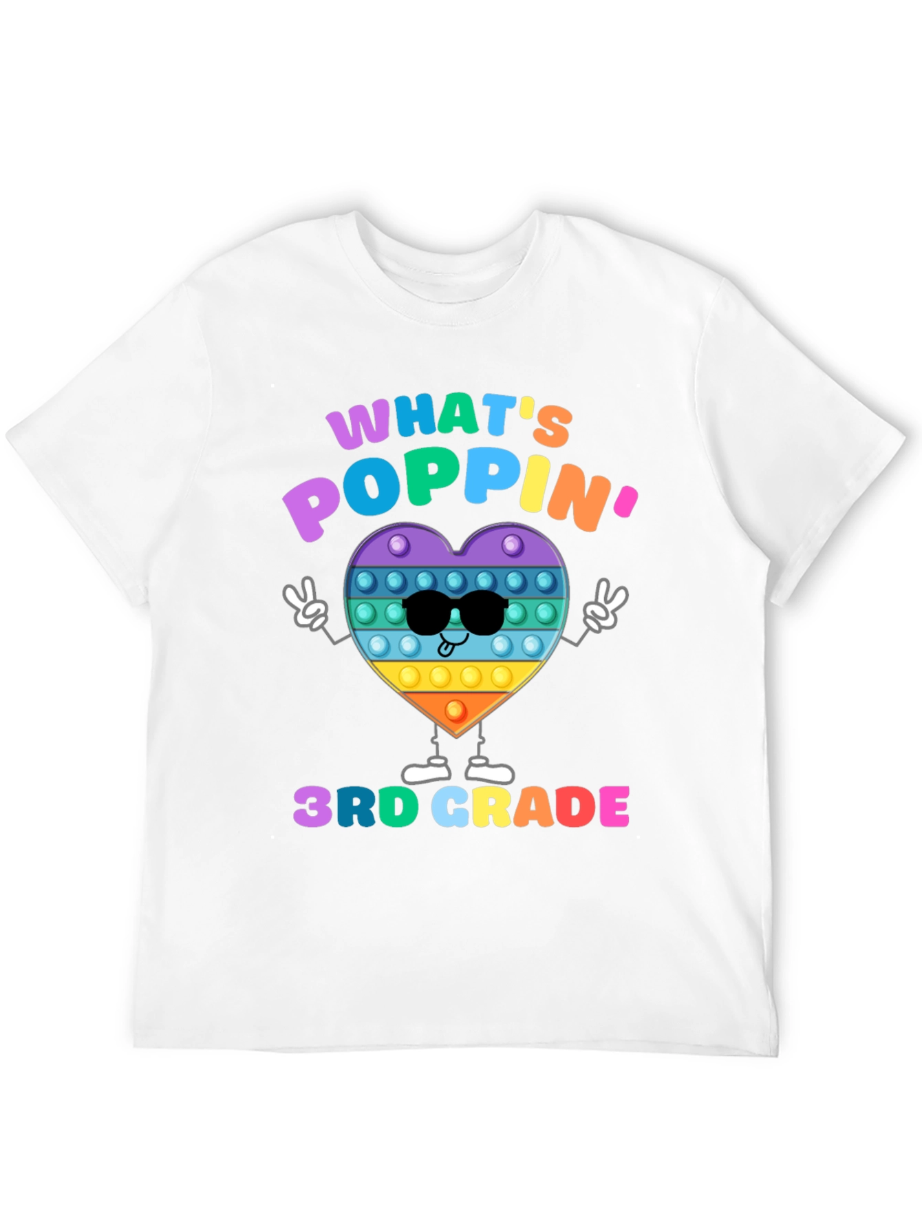Whats Poppin 3rd Grade T-Shirt