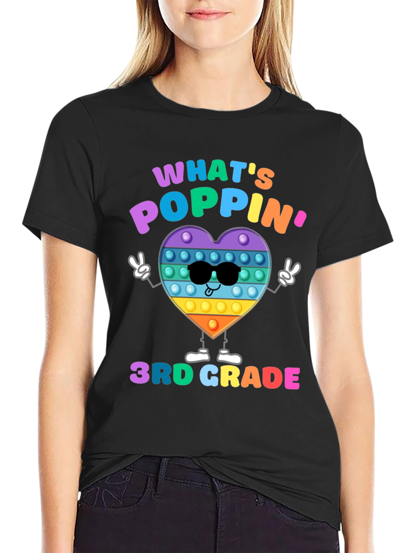 Whats Poppin 3rd Grade T-Shirt