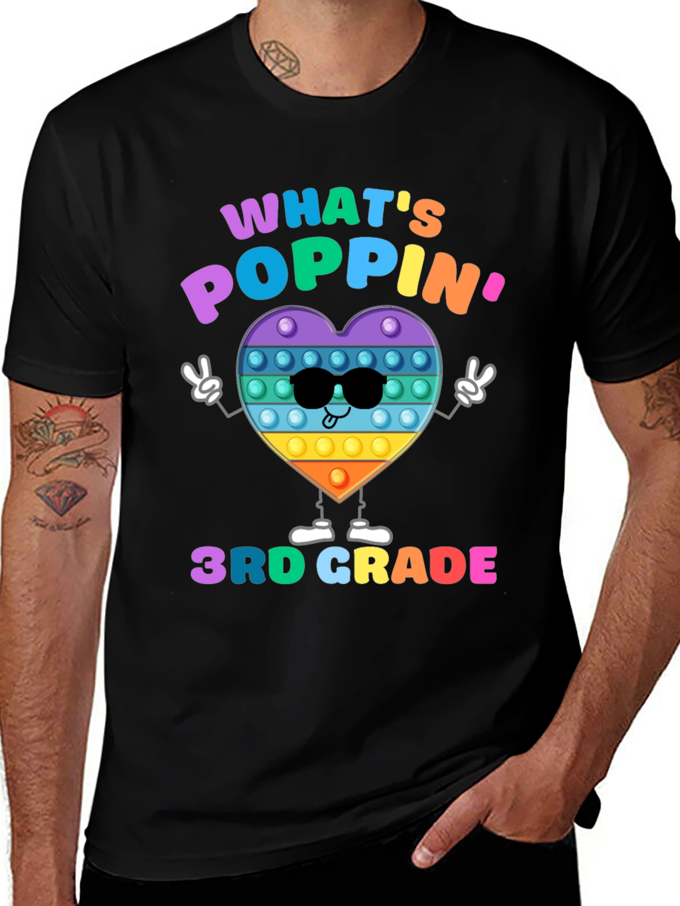 Whats Poppin 3rd Grade T-Shirt