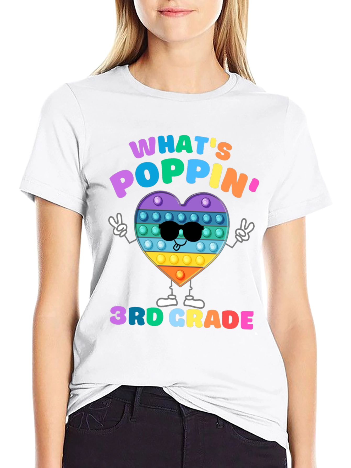 Whats Poppin 3rd Grade T-Shirt