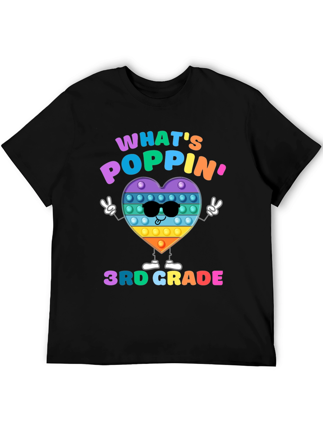 Whats Poppin 3rd Grade T-Shirt