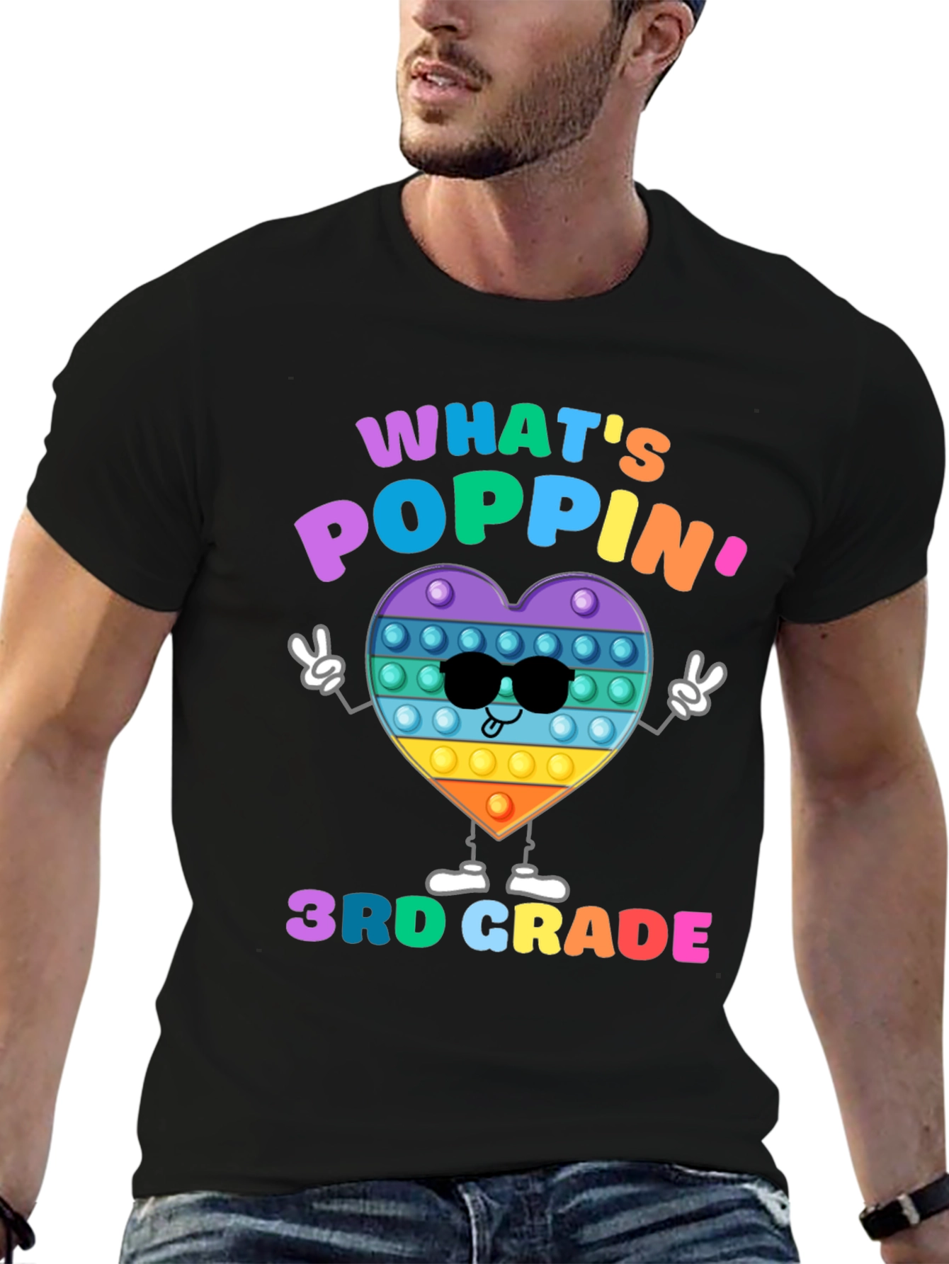 Whats Poppin 3rd Grade T-Shirt
